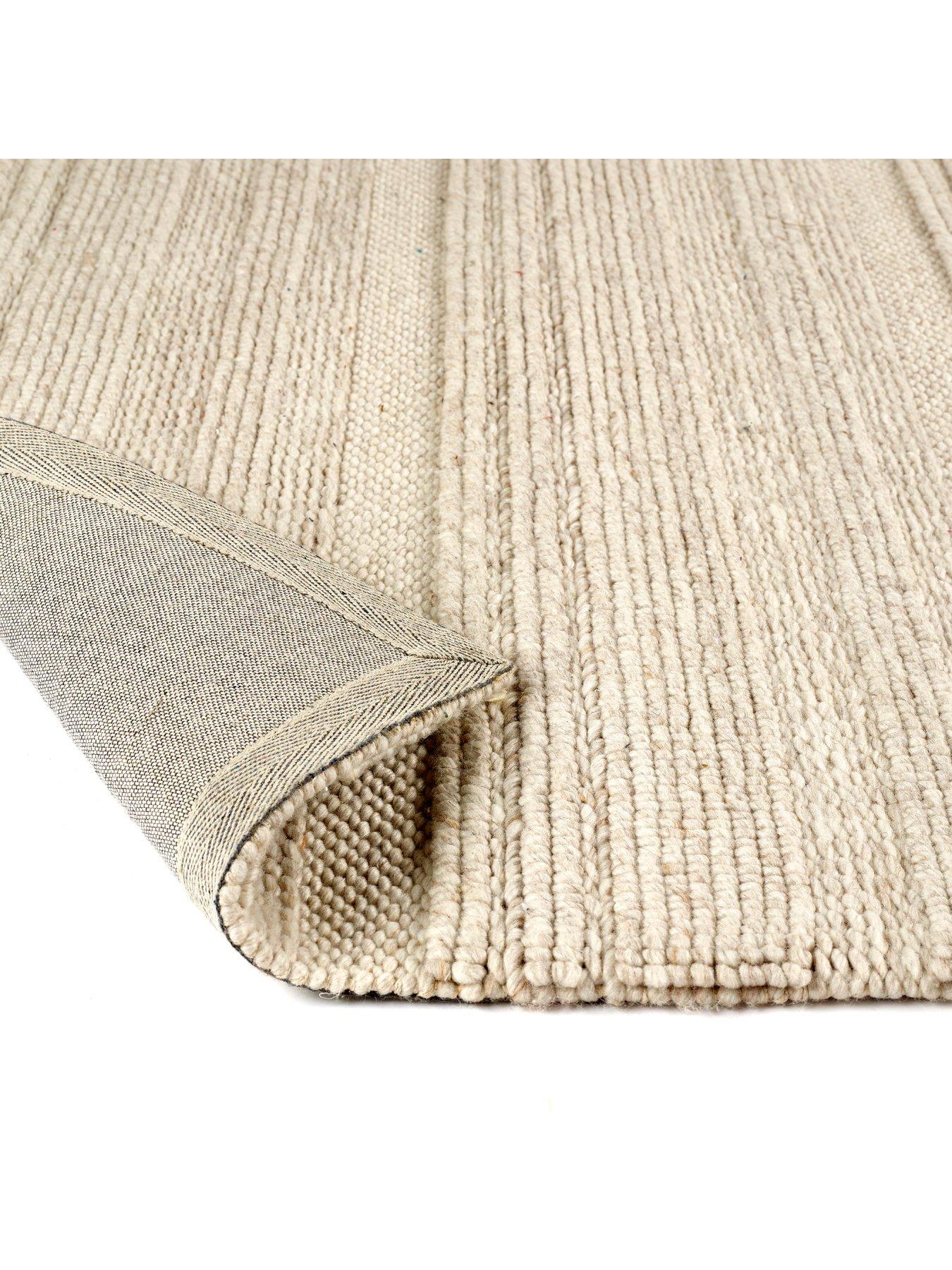 very-home-chunky-knit-rug-creamdetail