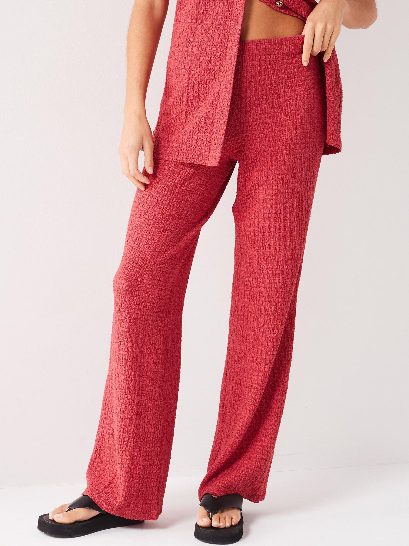 v-by-very-textured-jersey-wide-leg-trouser-co-ord-red