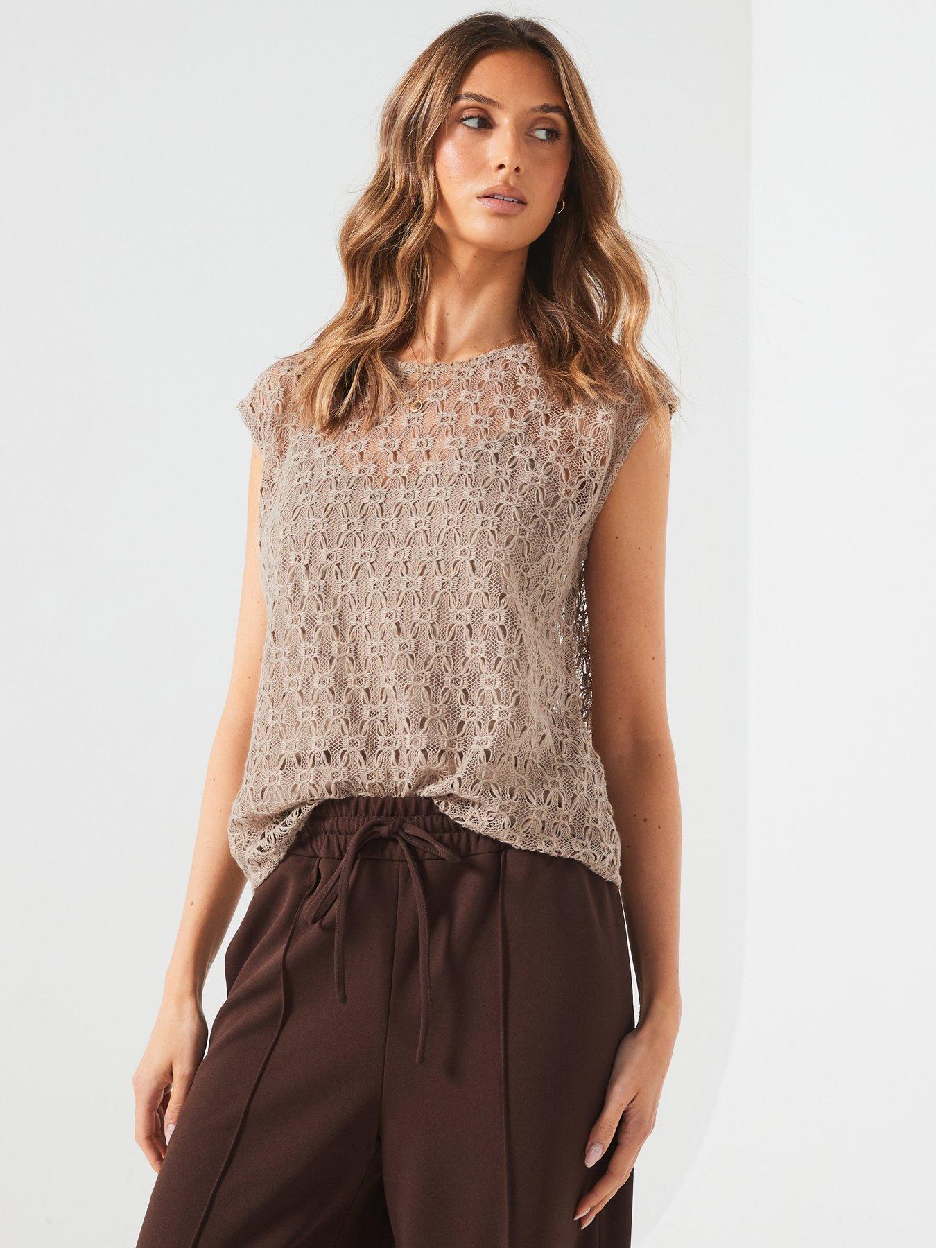 v-by-very-grown-on-sleeve-lace-top-nude