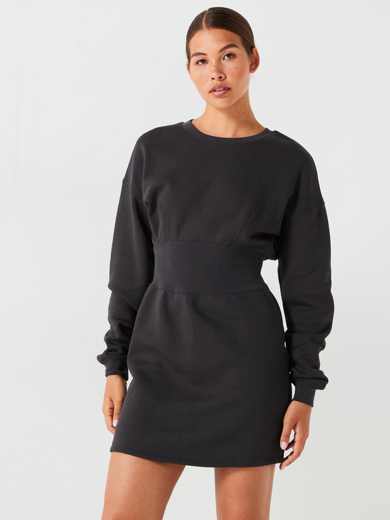 v-by-very-sweater-dress-greyfront