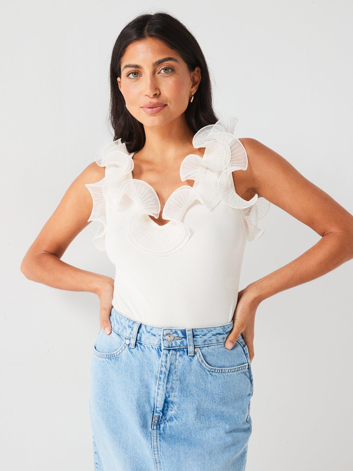 v-by-very-mesh-frill-shoulder-bodysuit-white