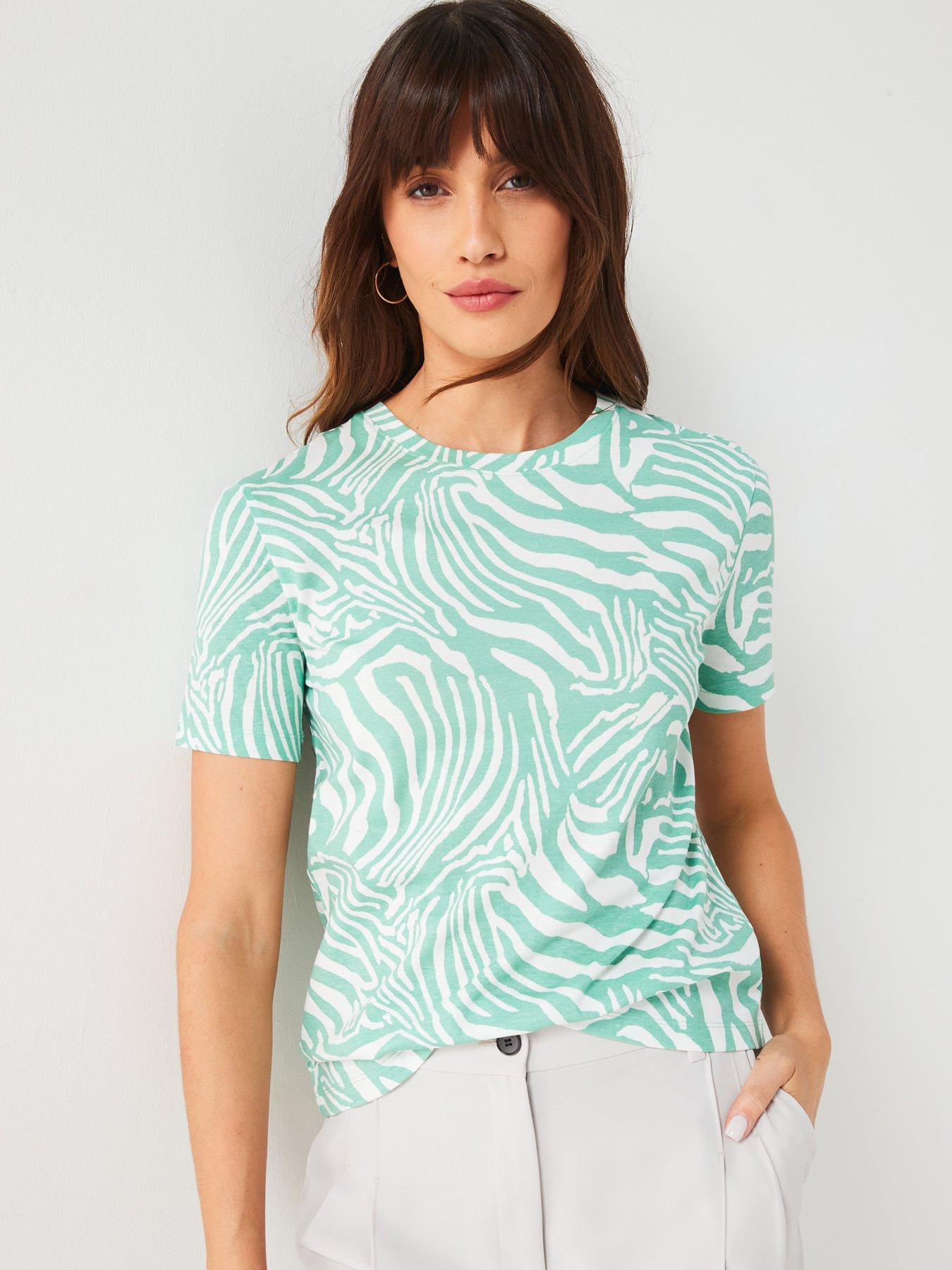 everyday-the-essential-printed-crew-neck-t-shirt-greenwhite