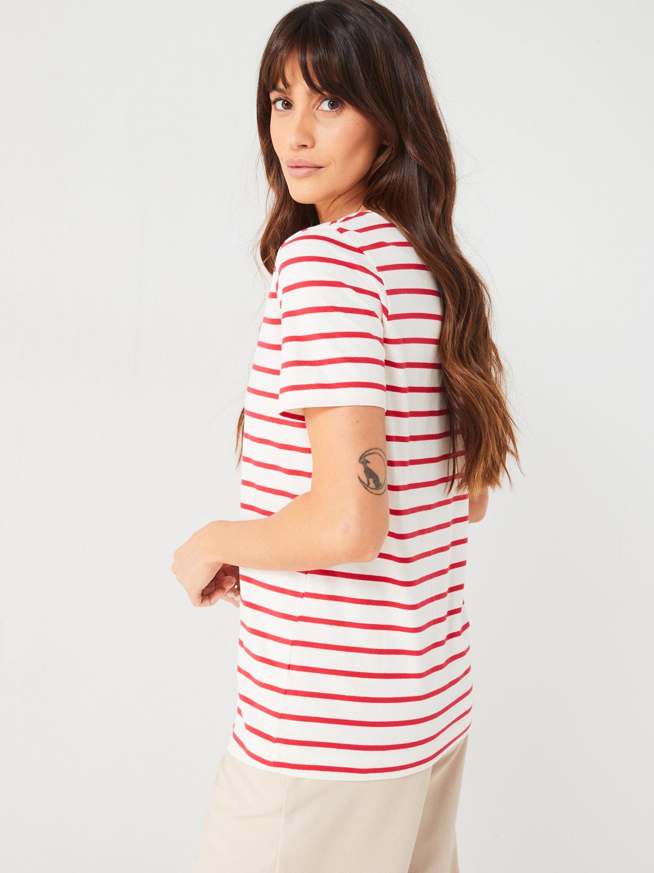 everyday-the-essential-v-neck-stripe-t-shirt-redwhitestillFront