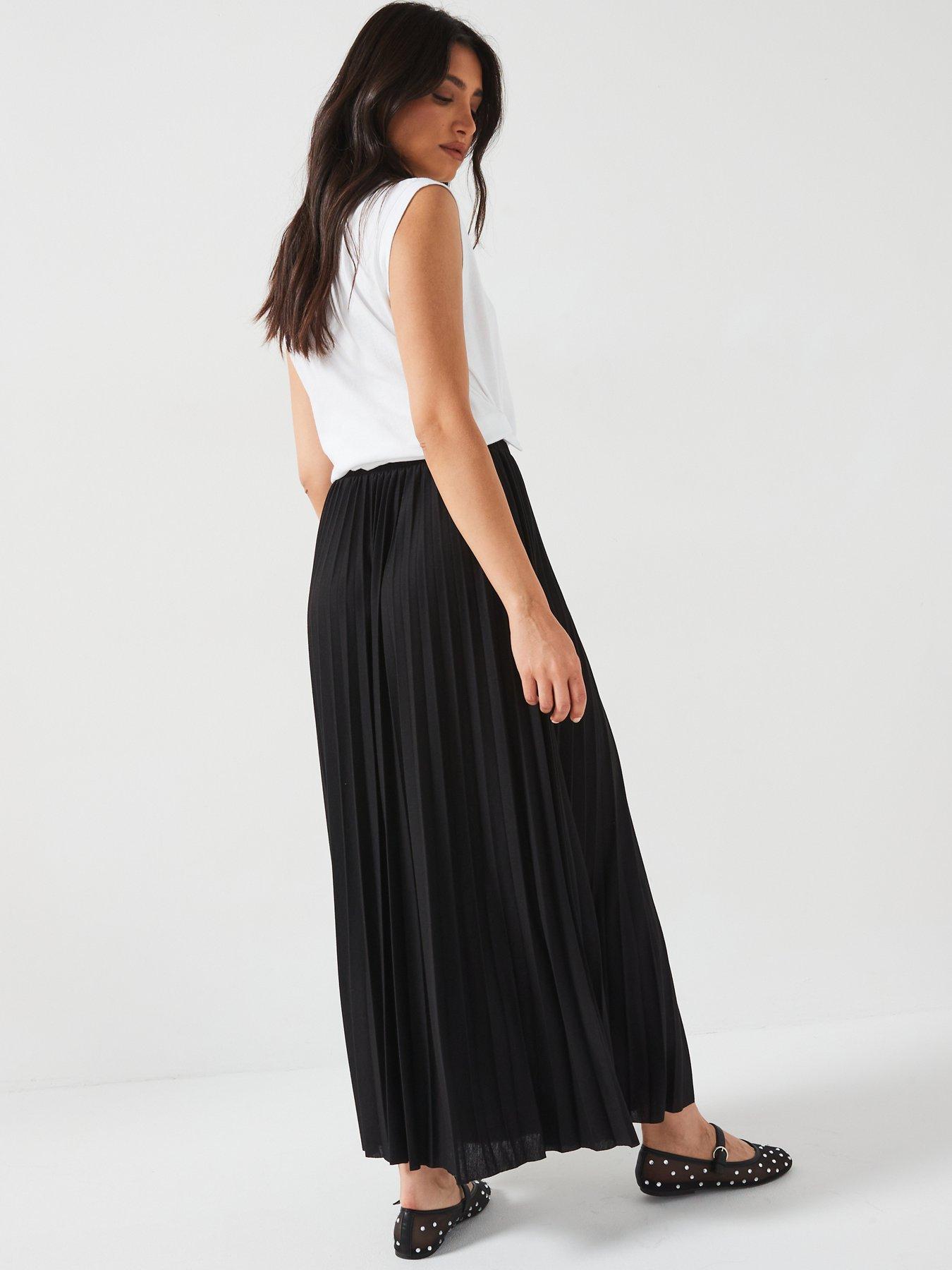 v-by-very-pleated-jersey-skirt-blackstillFront