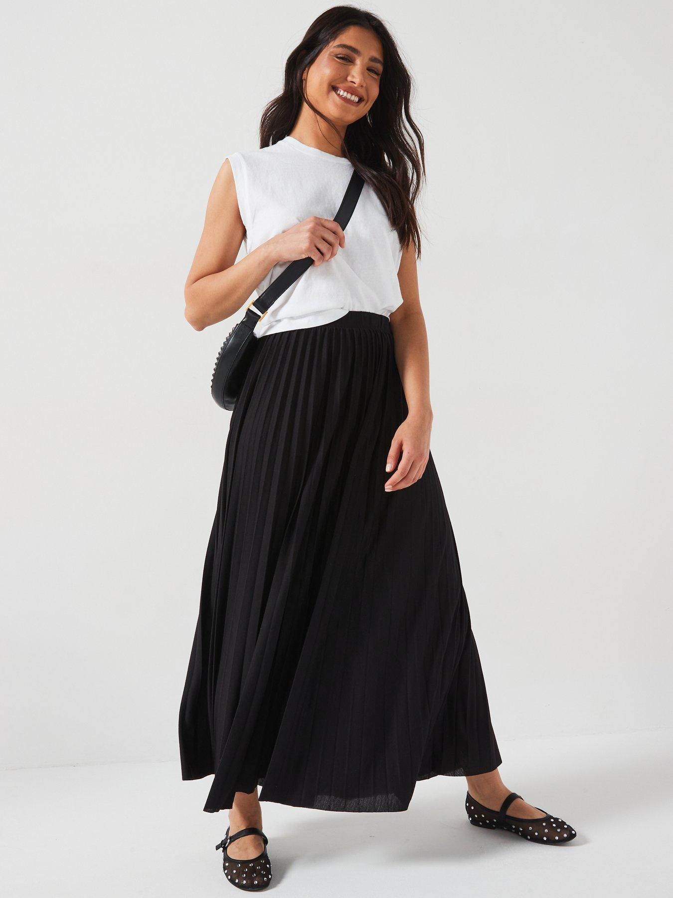 v-by-very-pleated-jersey-skirt-blackback