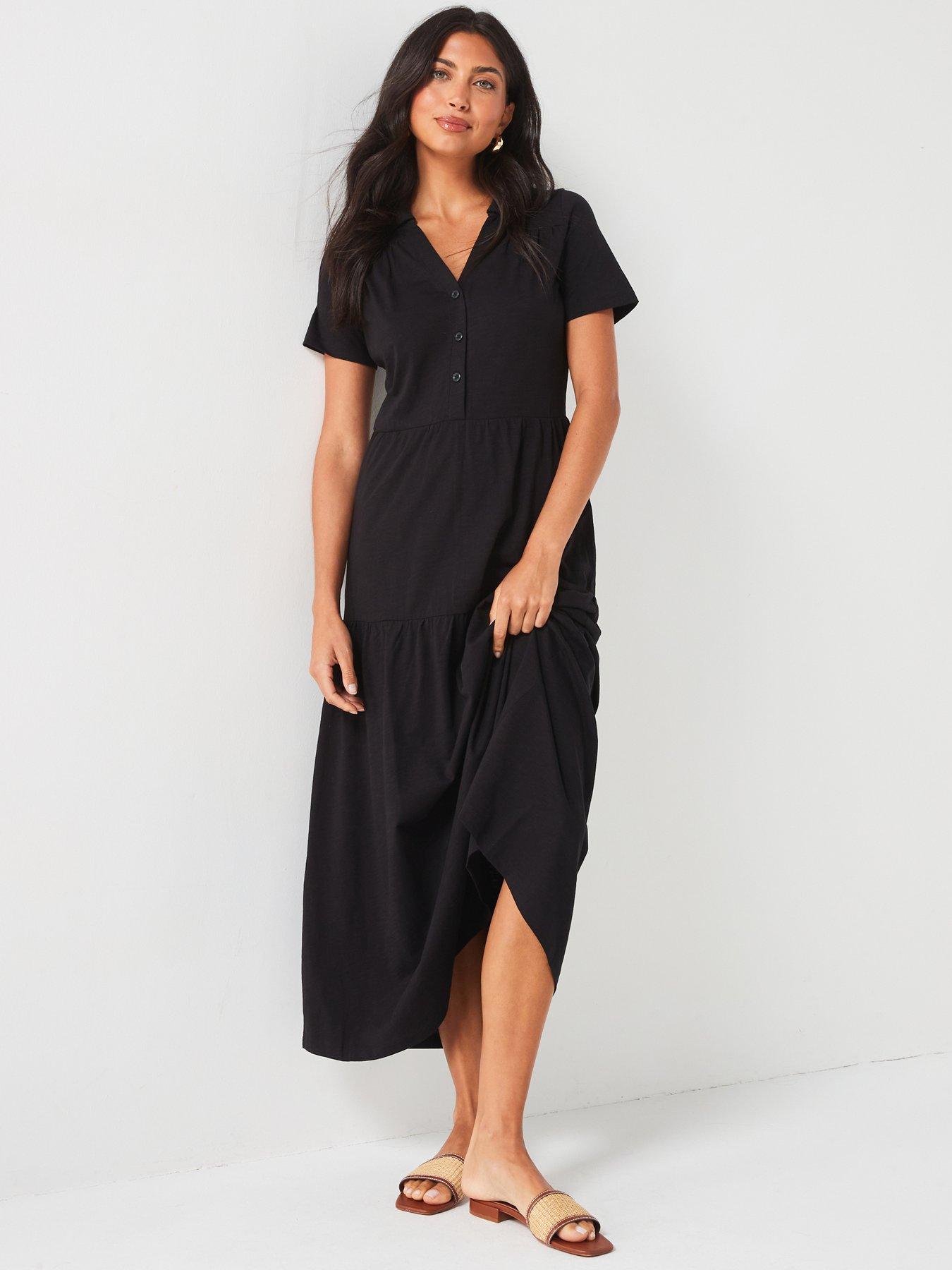 everyday-midaxi-jersey-shirt-dress-black