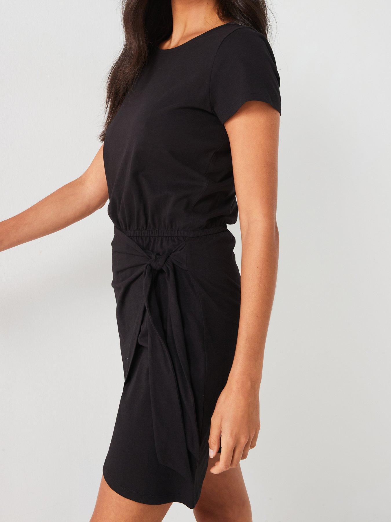 everyday-tie-waist-mini-dress-blackdetail