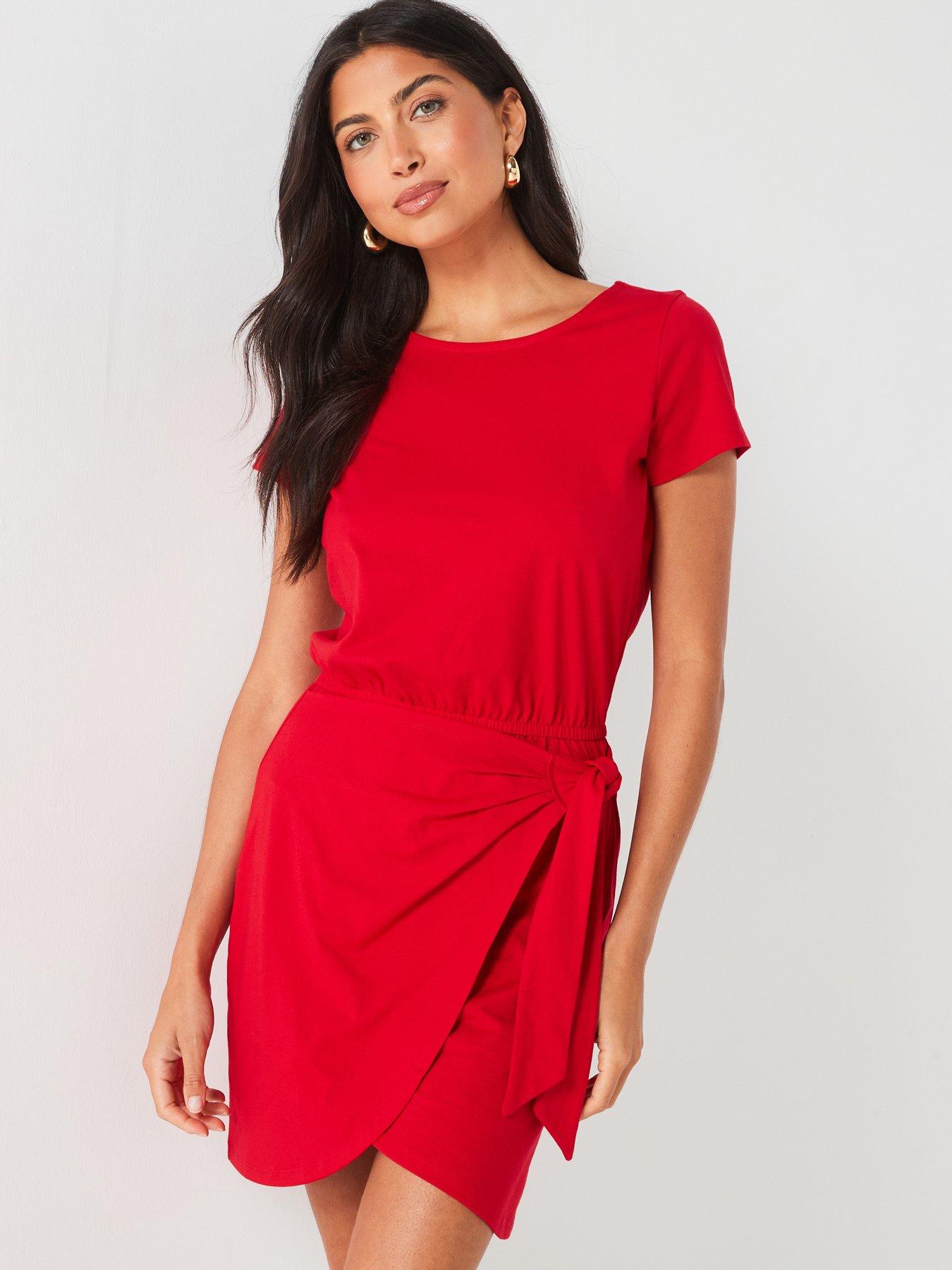 everyday-tie-waist-mini-dress-red