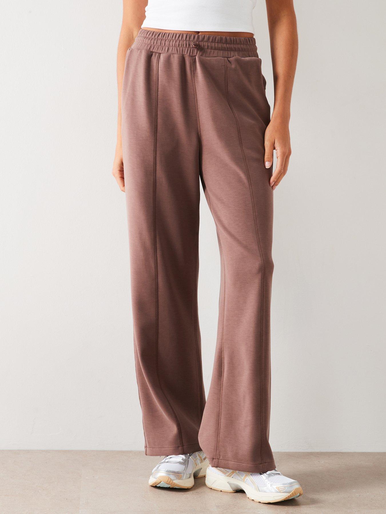 v-by-very-seam-detail-wide-leg-joggers-co-ord-brown