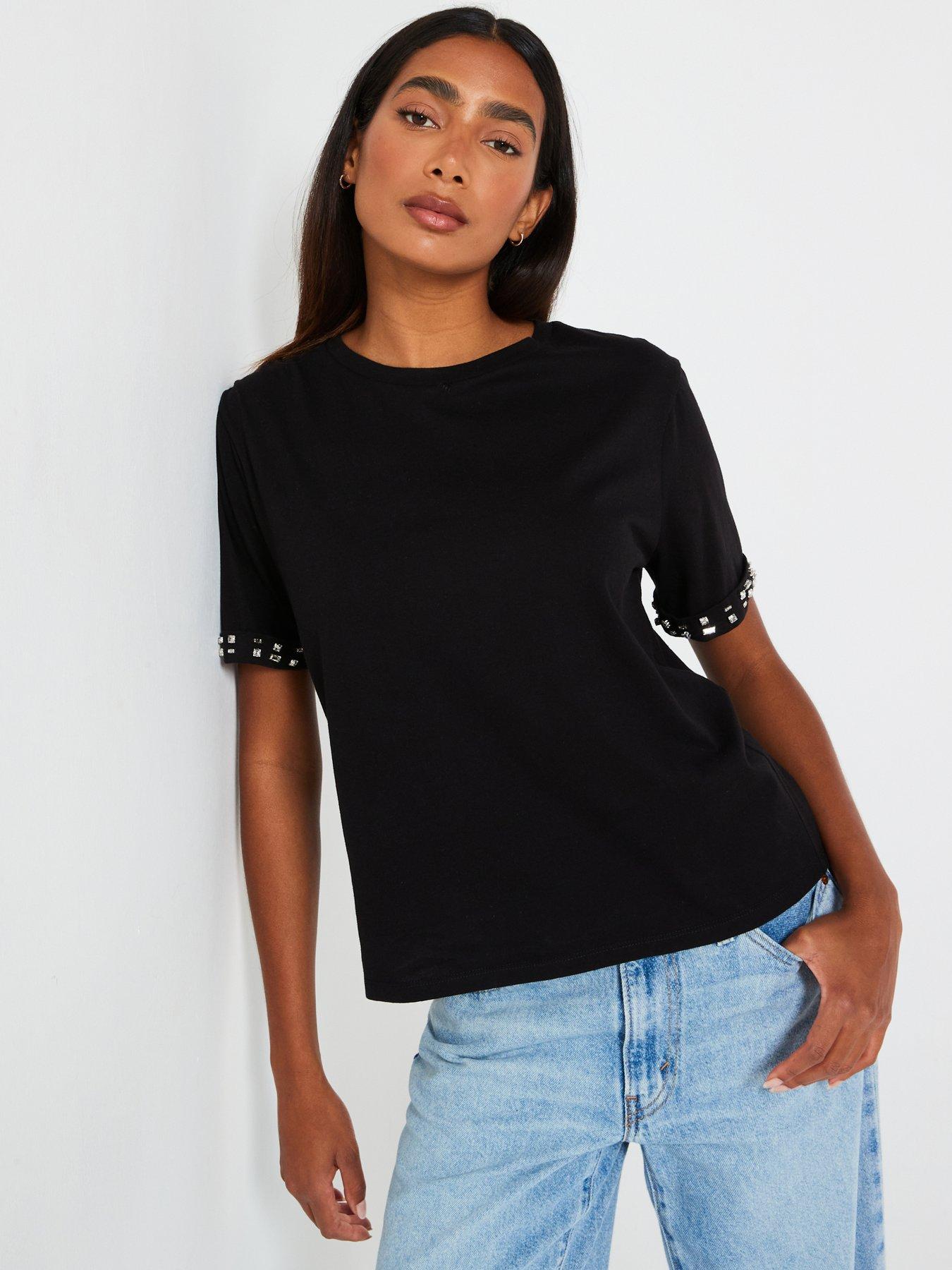 v-by-very-diamonte-trim-t-shirt-black