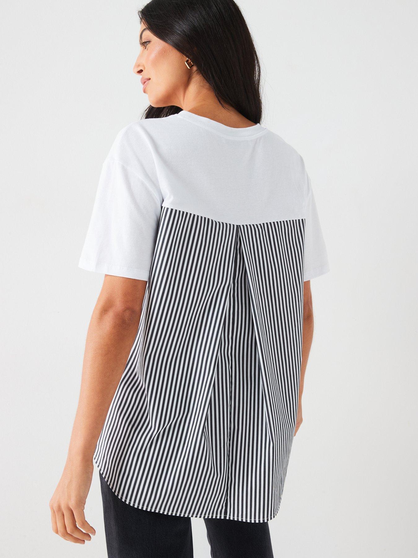 v-by-very-woven-stripe-insert-t-shirt-printstillFront