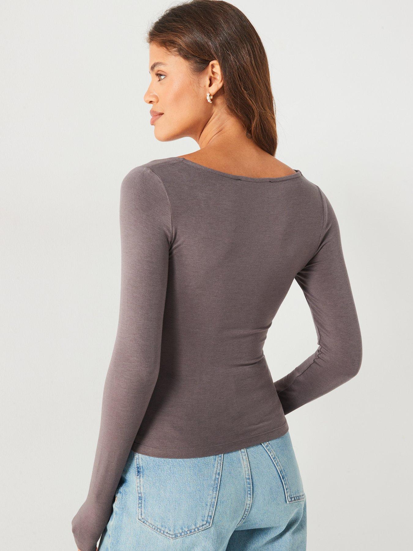 everyday-long-sleeve-slash-neck-top-greystillFront