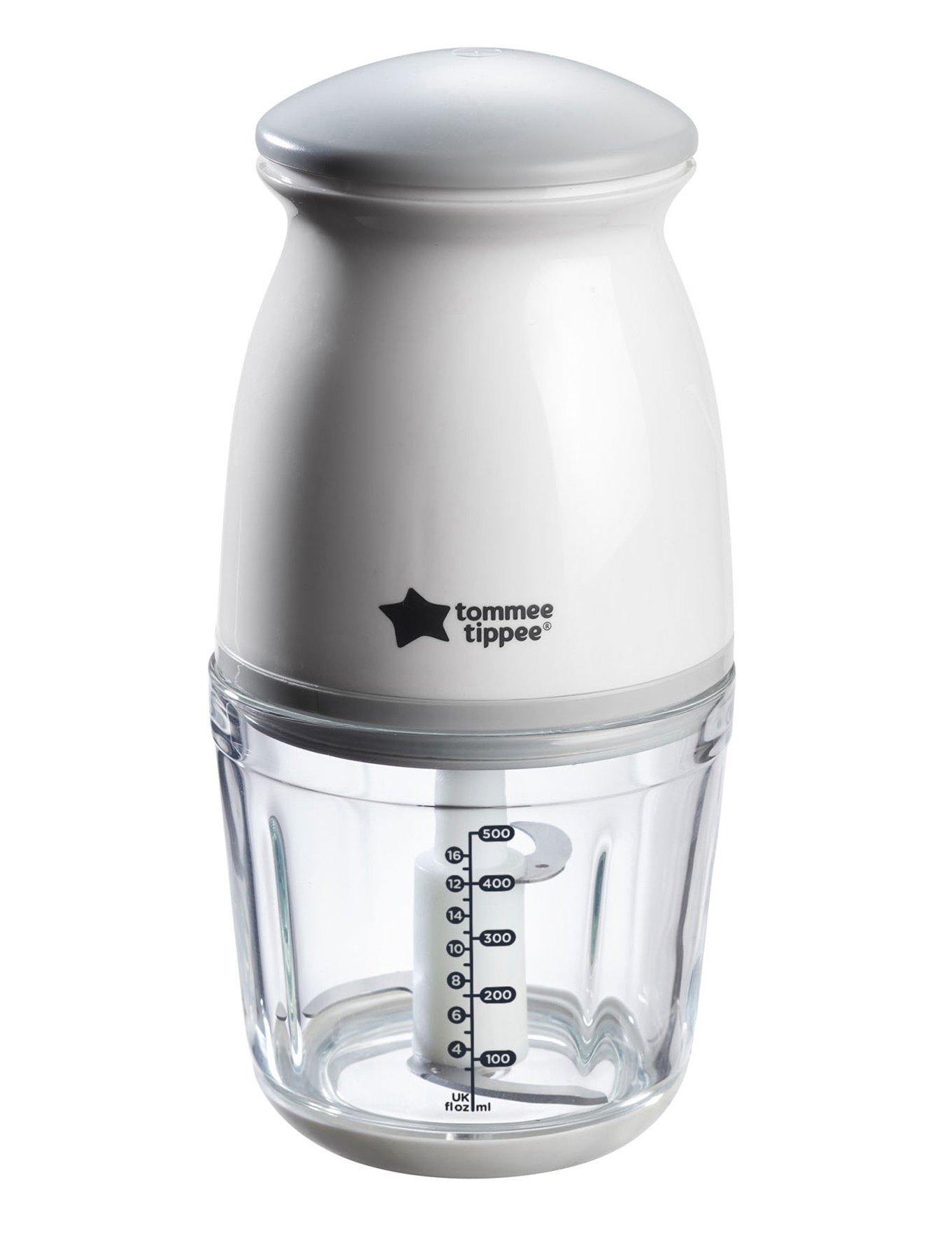 Image 1 of 6 of Tommee Tippee Quick-Chop Mini Baby Food Blender - White