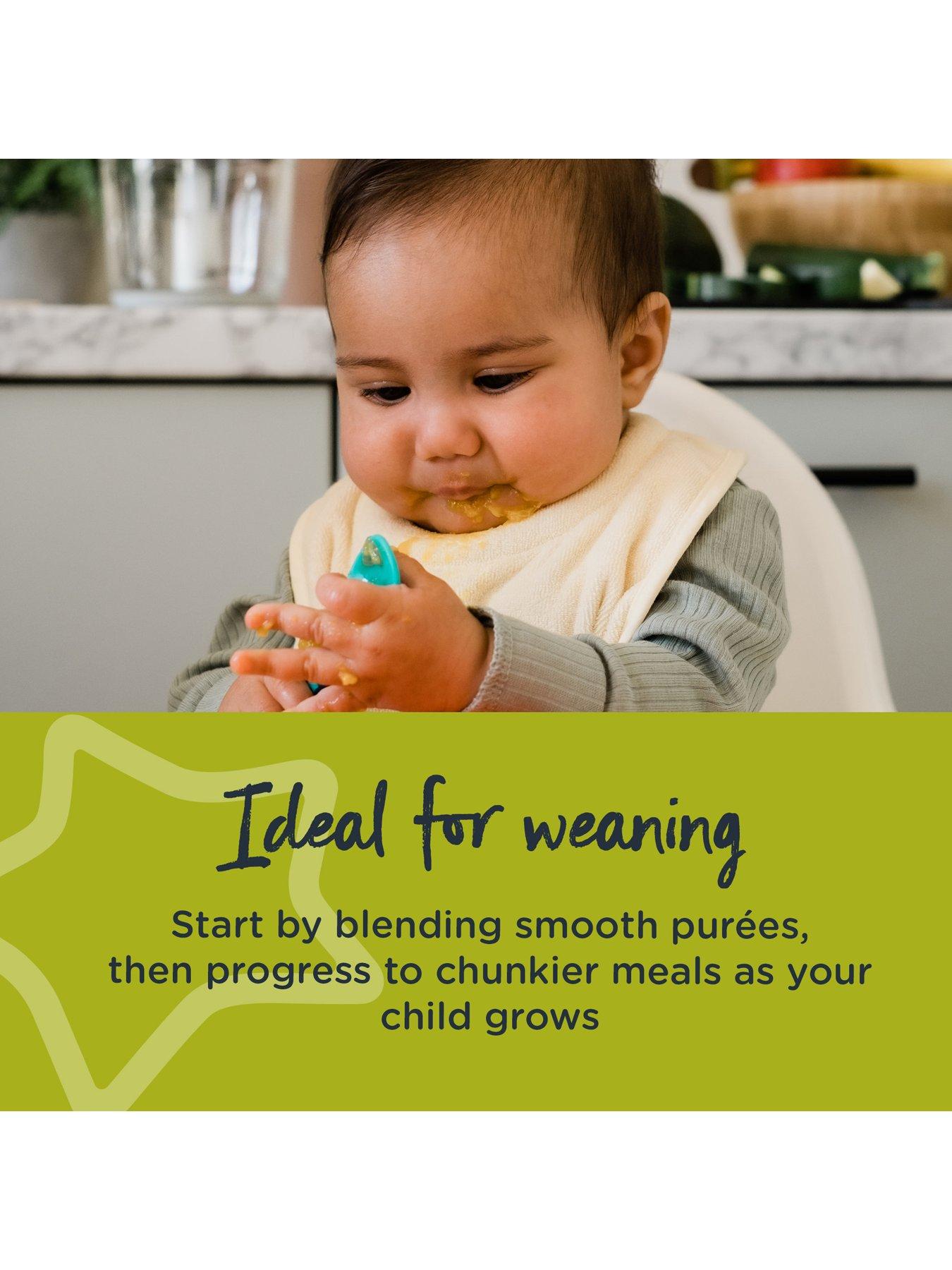 Image 5 of 6 of Tommee Tippee Quick-Chop Mini Baby Food Blender - White