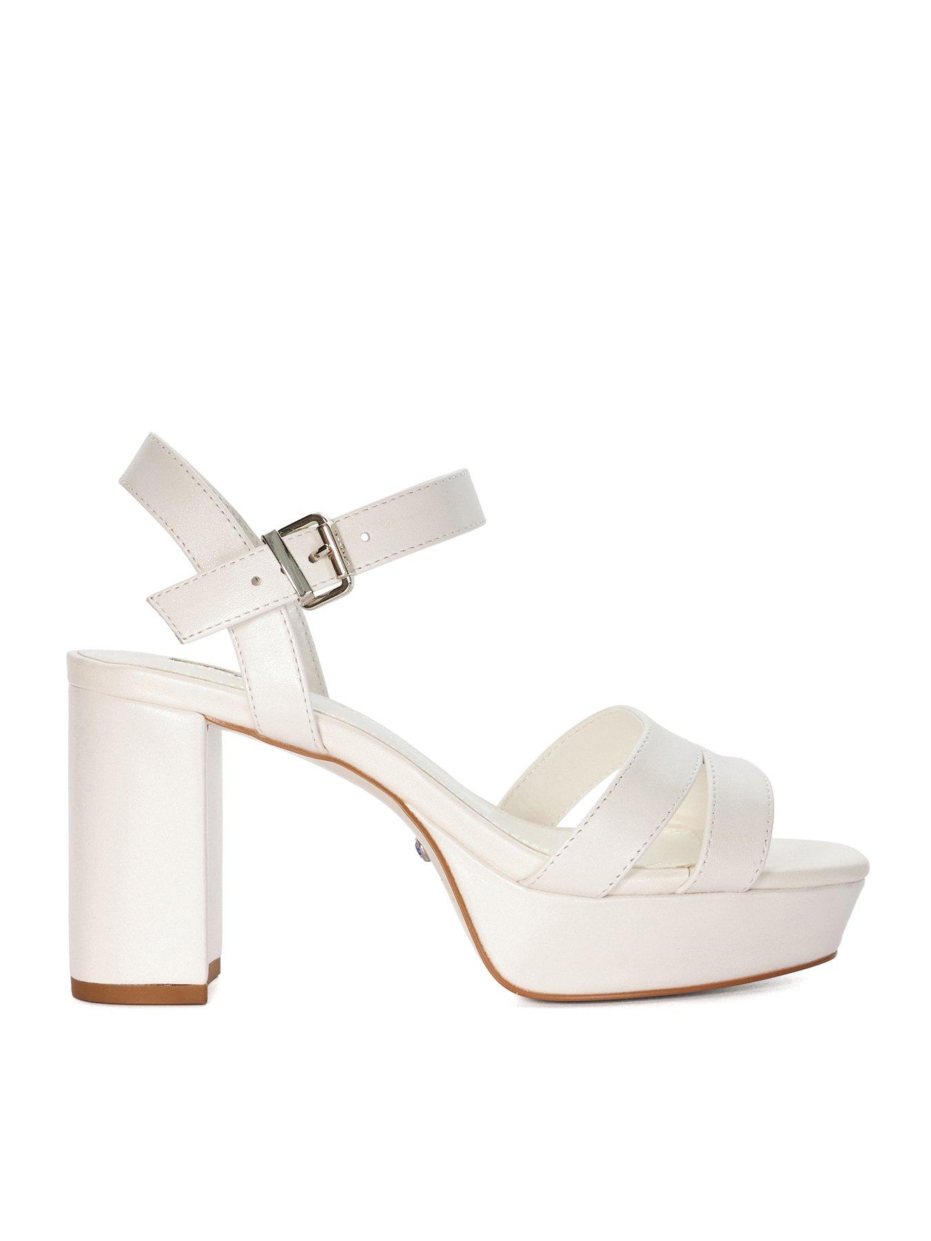 White best sale graduation heels