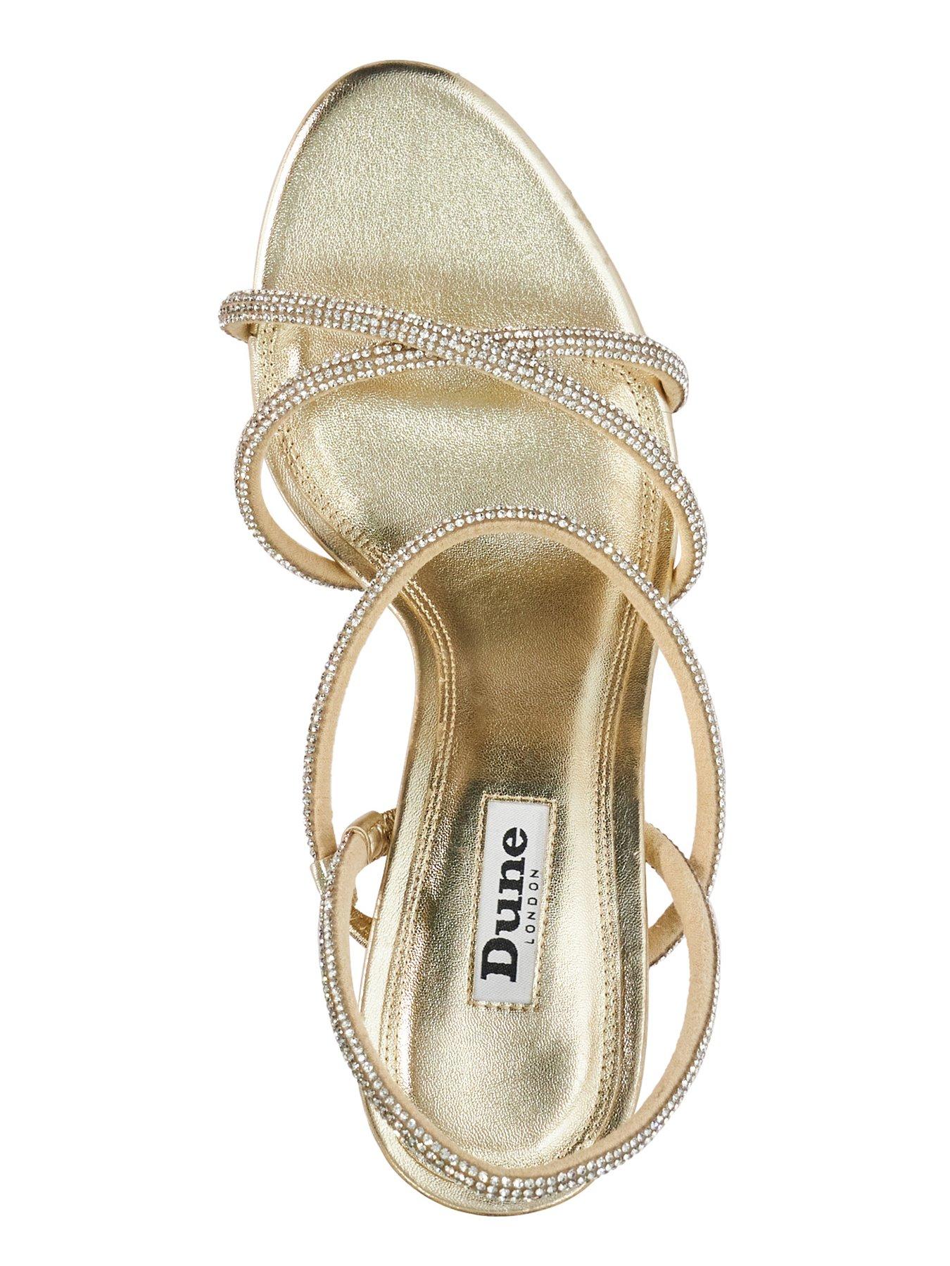 Dune gold sandals on sale