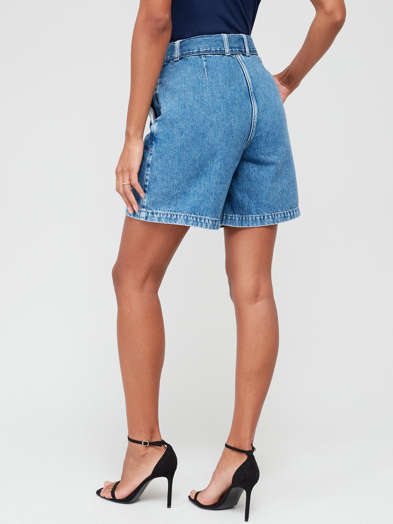 v-by-very-belted-denim-shorts-mid-washstillFront