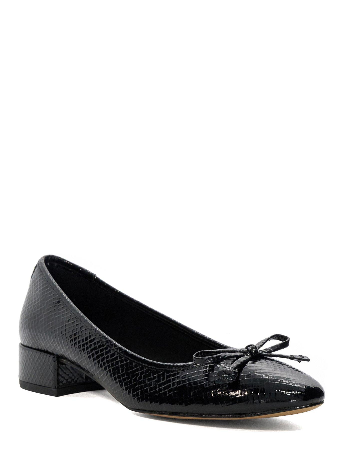 dune-london-hollies-mid-heel-ballerina-blackstillFront