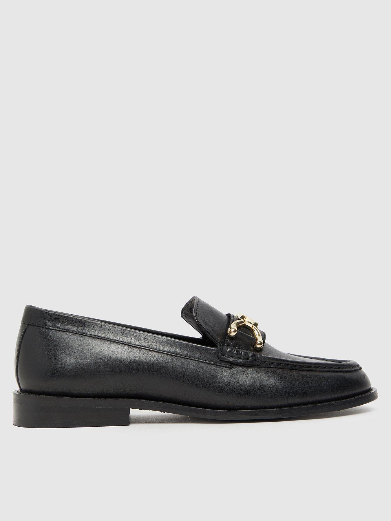 schuh-lassie-leather-snaffle-loafer-black