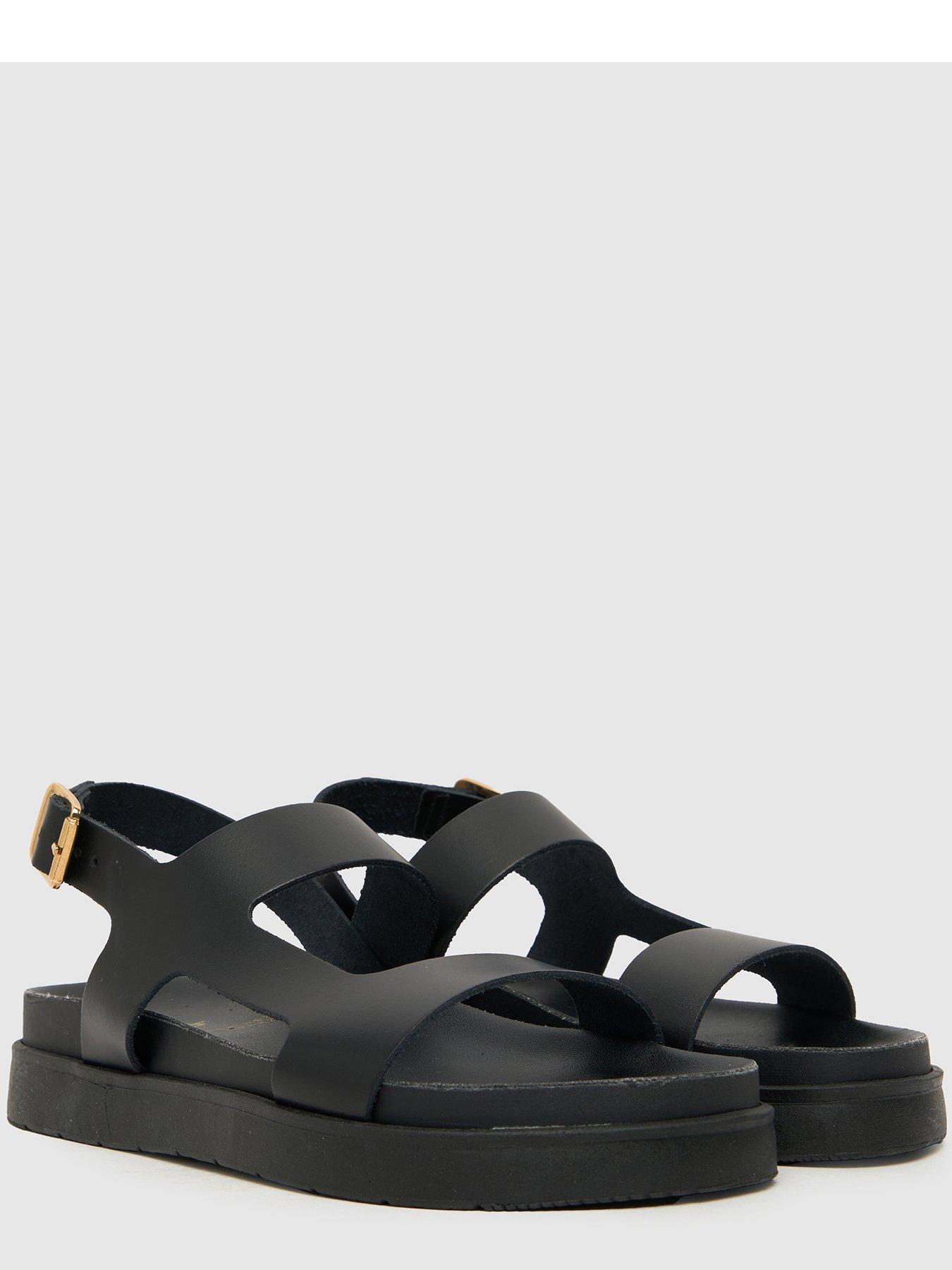 schuh-tasmin-leather-chunky-sandal-blackstillFront