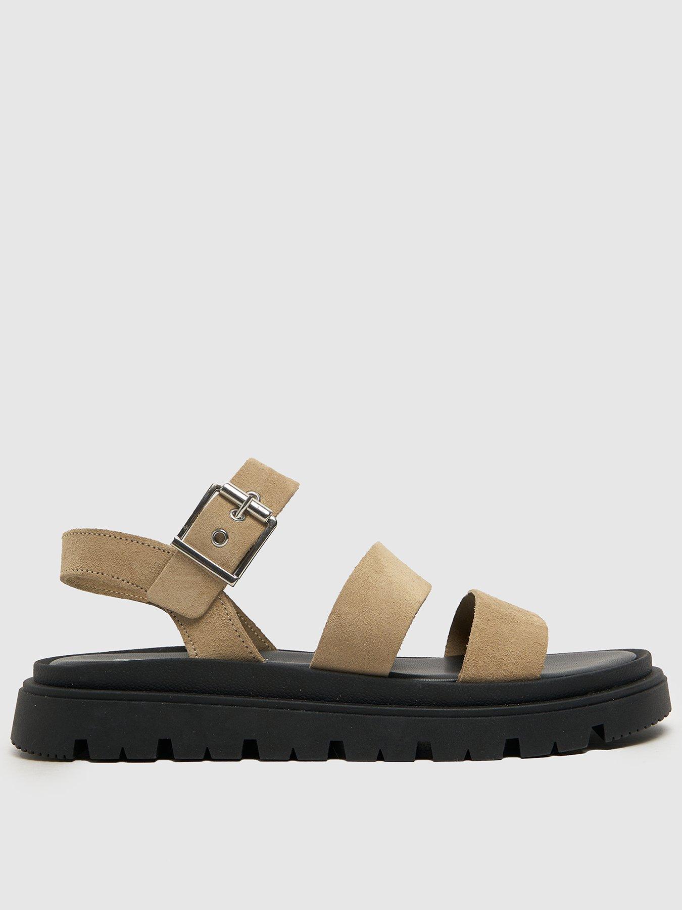 schuh-tina-suede-chunky-gladiator-sandal-stone-navyfront