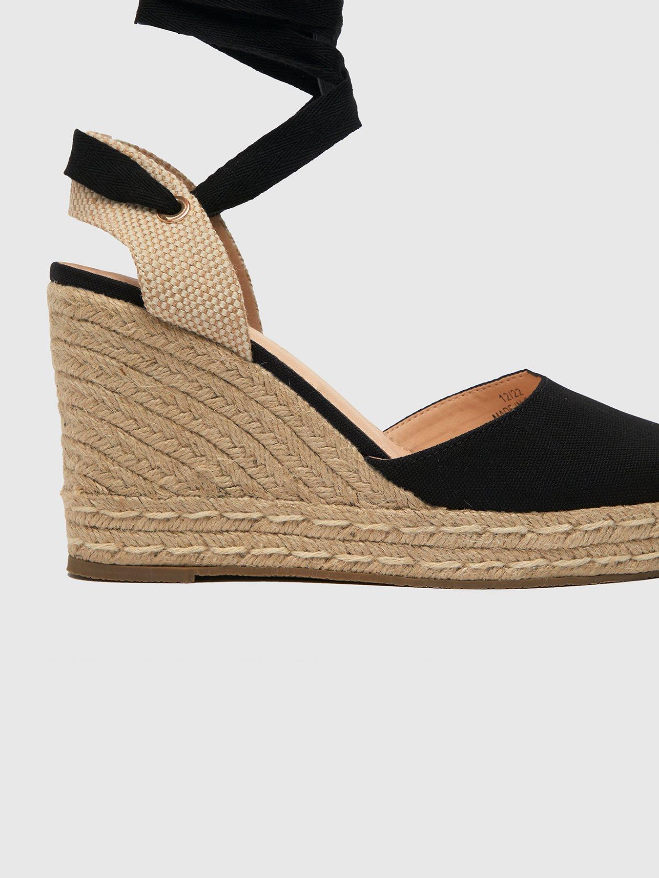 schuh-venus-espadrilles-wedged-canvas-shoe-blackstillFront