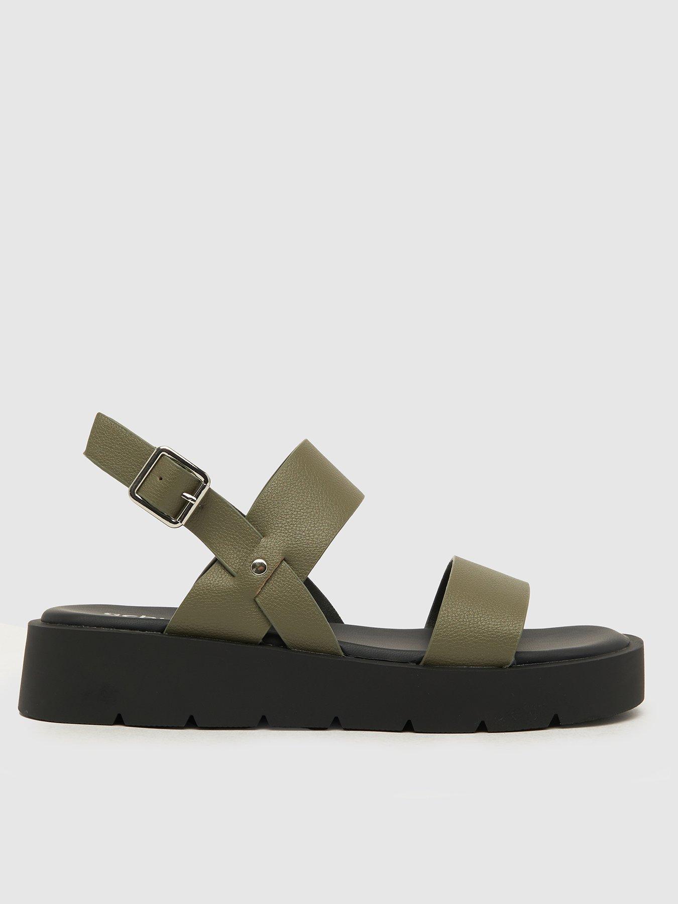 schuh-tayla-chunky-buckle-sandals-khaki