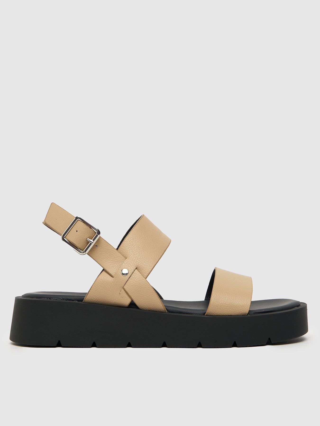 schuh-tayla-chunky-buckle-sandals-beige