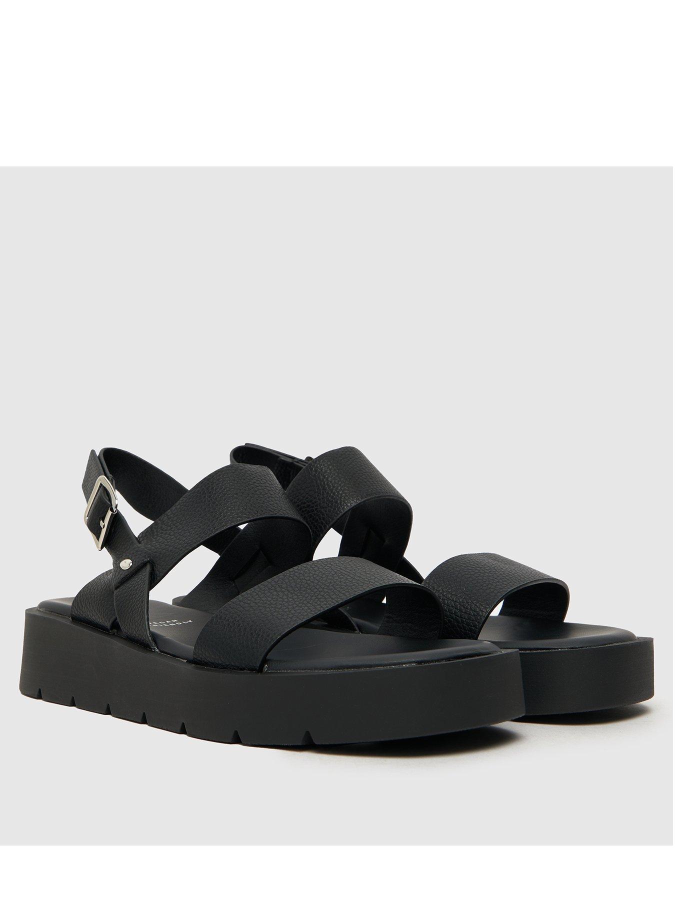 schuh-tayla-chunky-buckle-sandal-blackstillFront