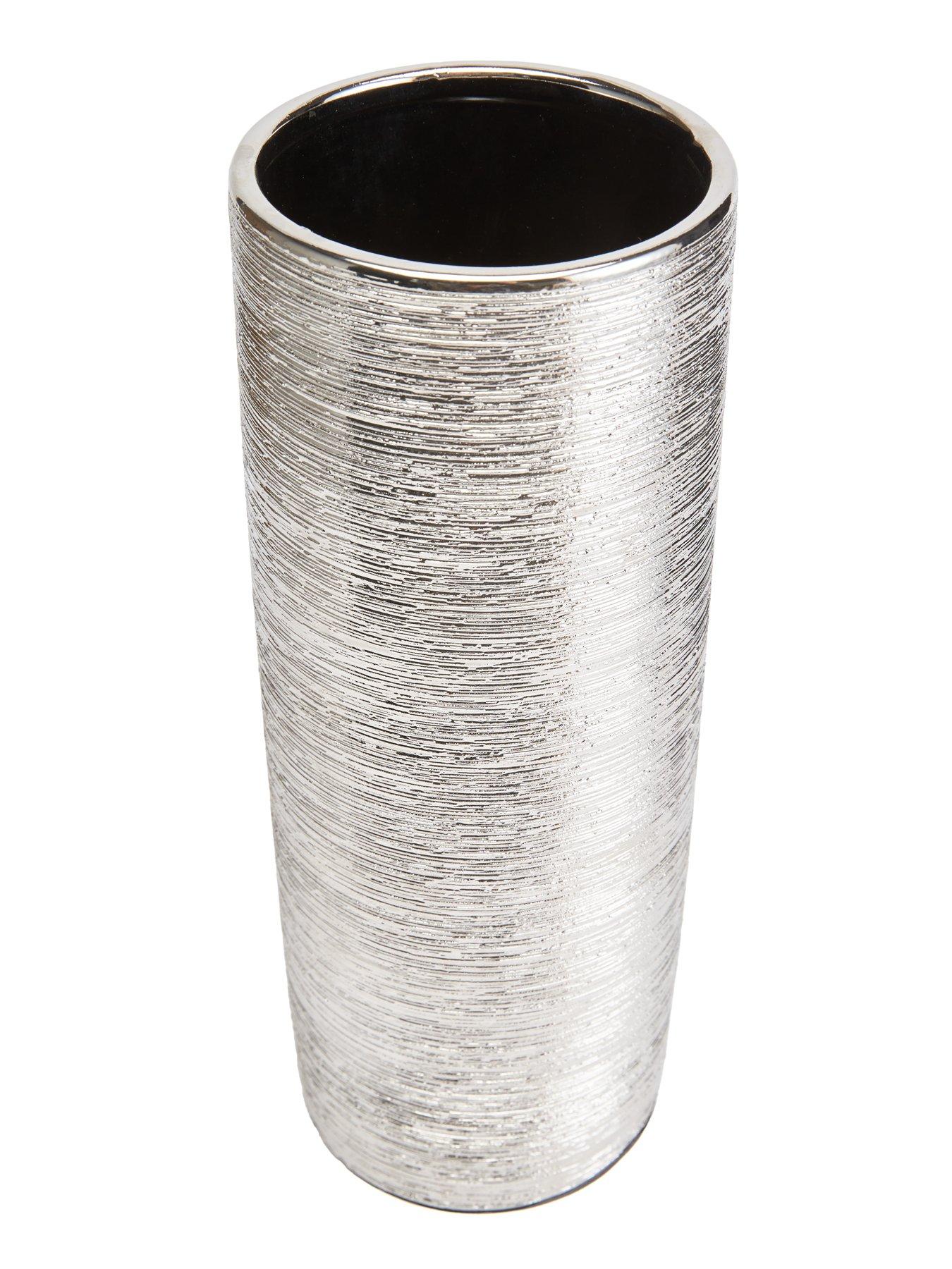 very-home-silver-scratch-ceramic-cylinder-vaseback