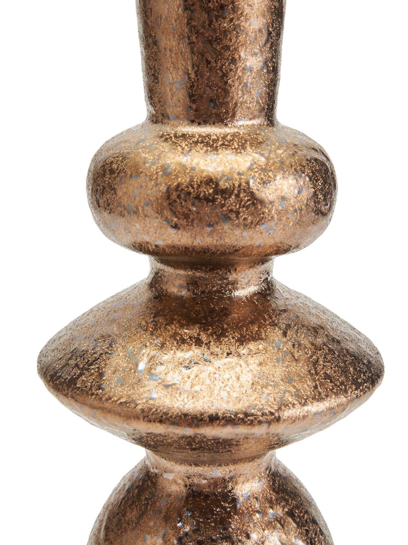 the-very-collection-totem-ceramic-distressed-bronze-table-lampdetail