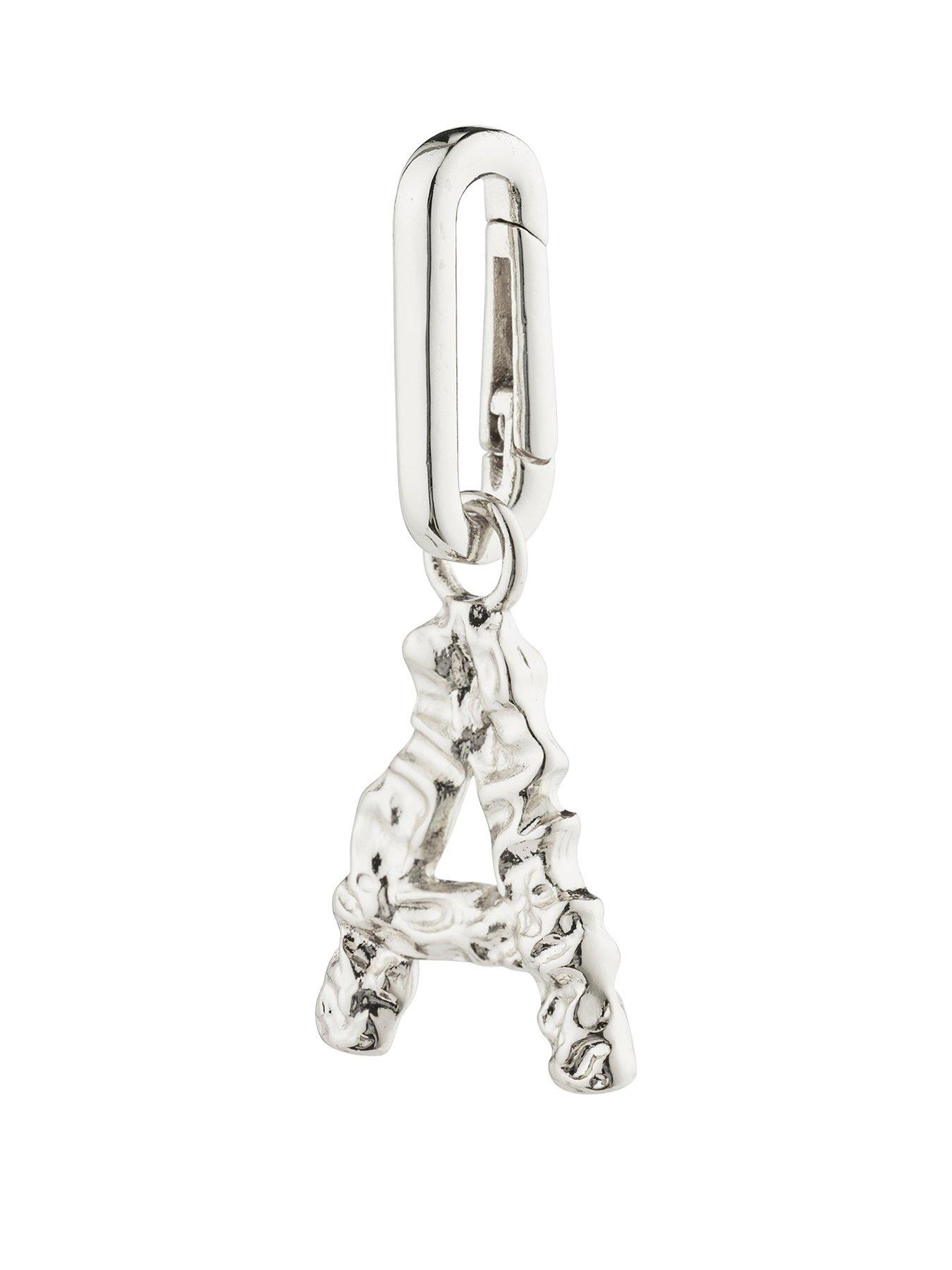 Image 1 of 7 of Pilgrim CHARM letter pendant , silver-plated