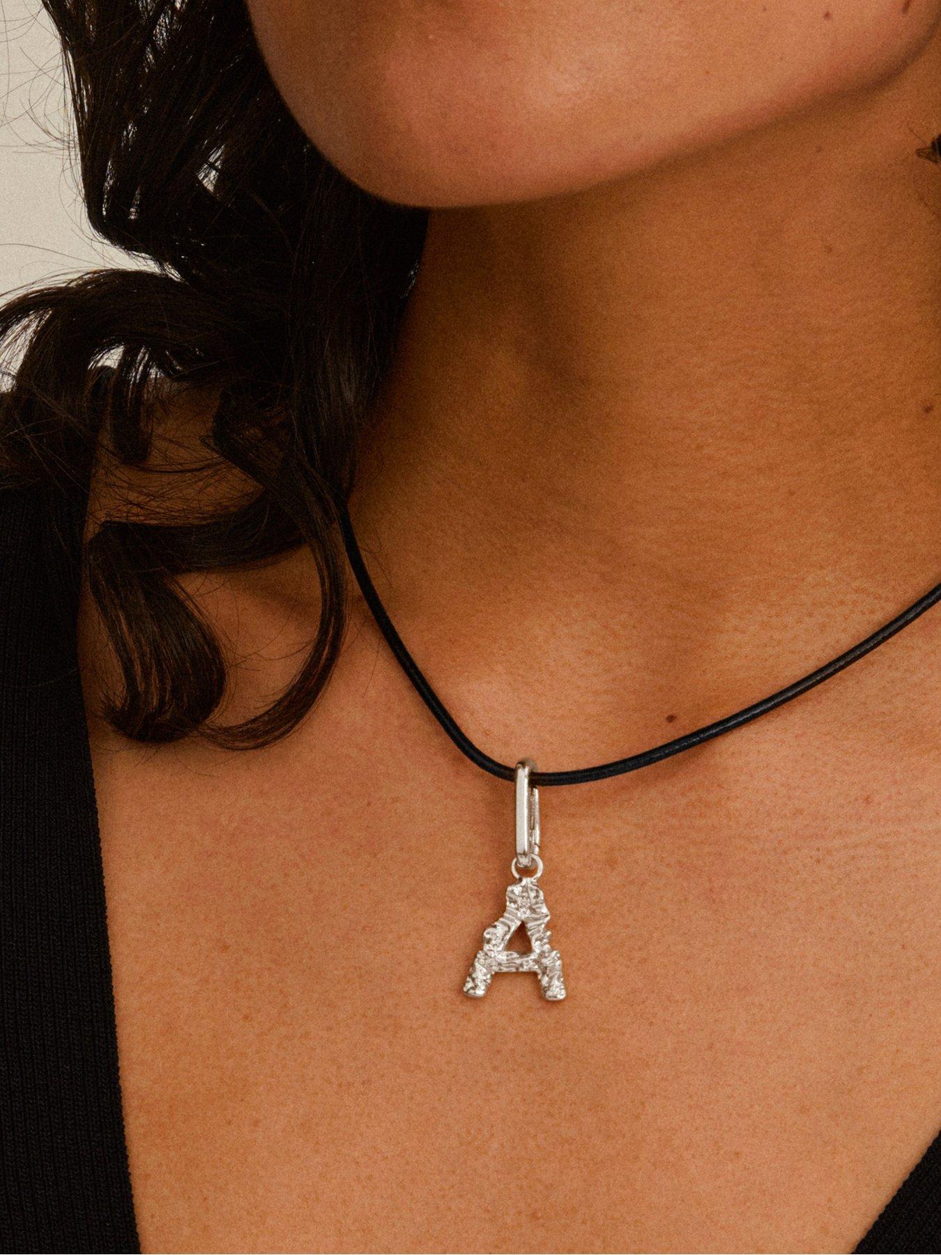 Image 3 of 7 of Pilgrim CHARM letter pendant , silver-plated