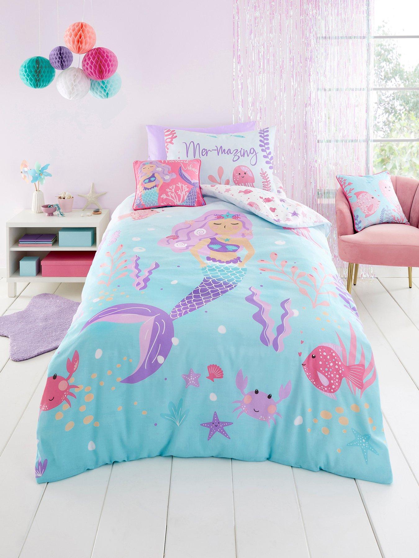 Mermaid double duvet cover hotsell