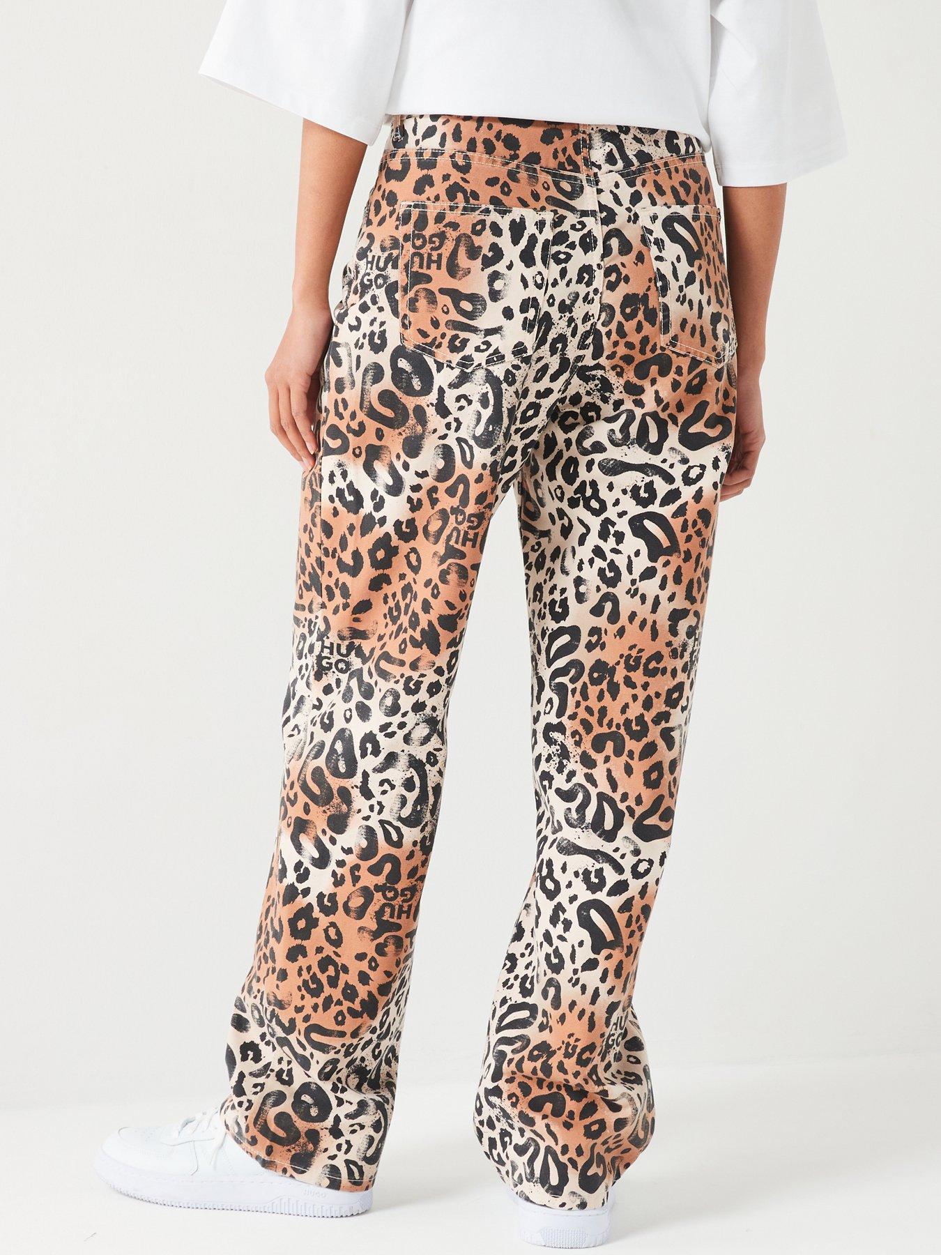 hugo-hisanna-leopard-print-wide-leg-pant-multistillFront