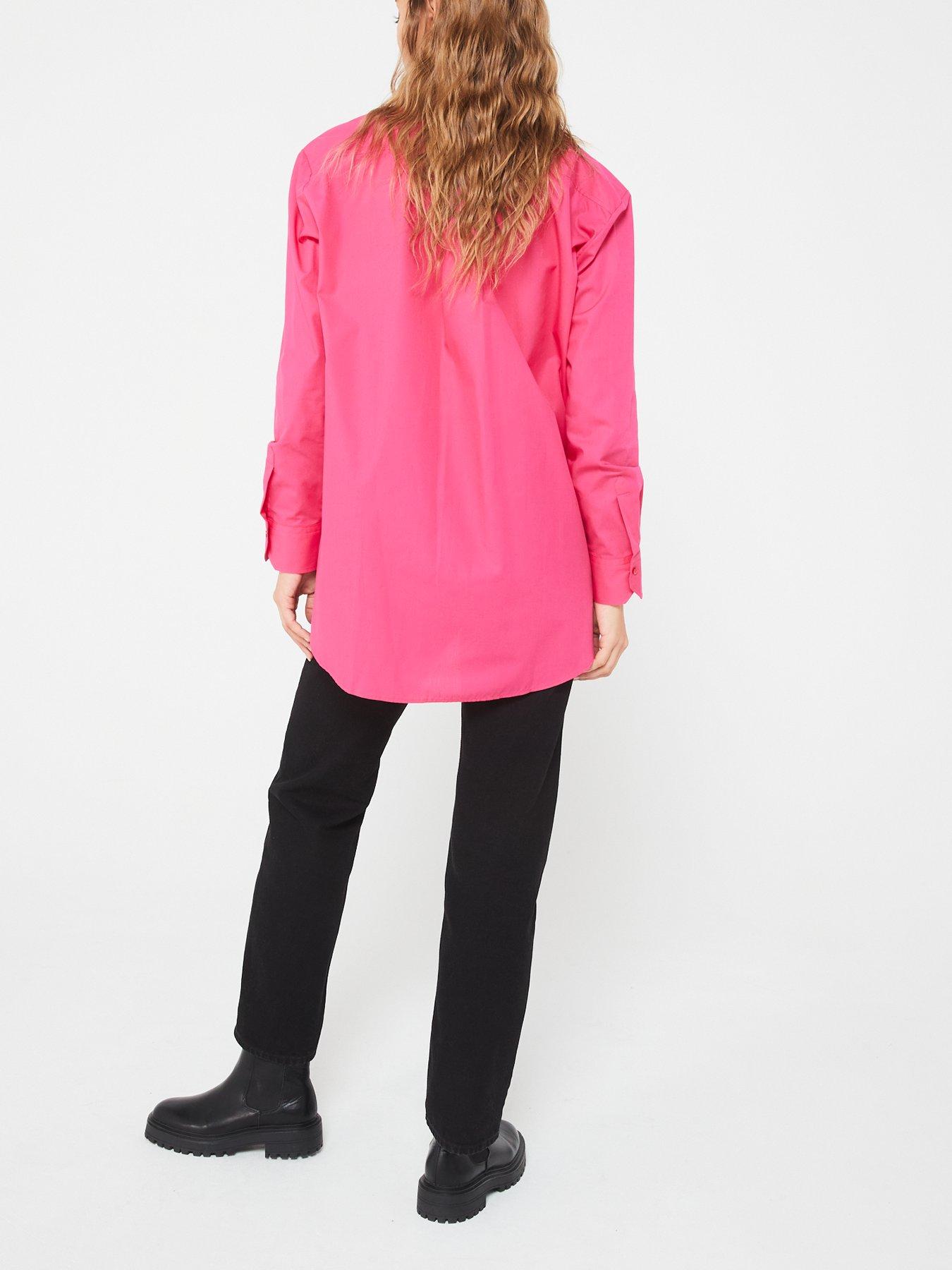 hugo-oversized-shirt-pinkstillFront