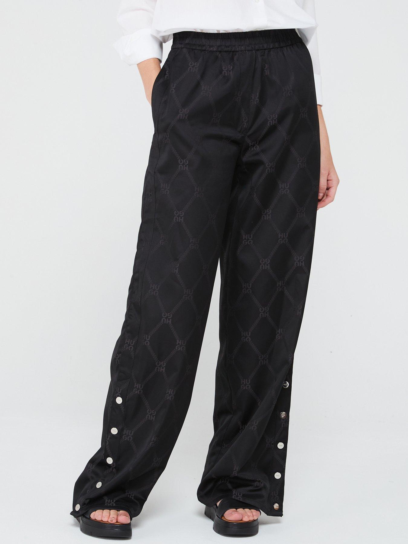 hugo-hacelia-wide-leg-trouser-black