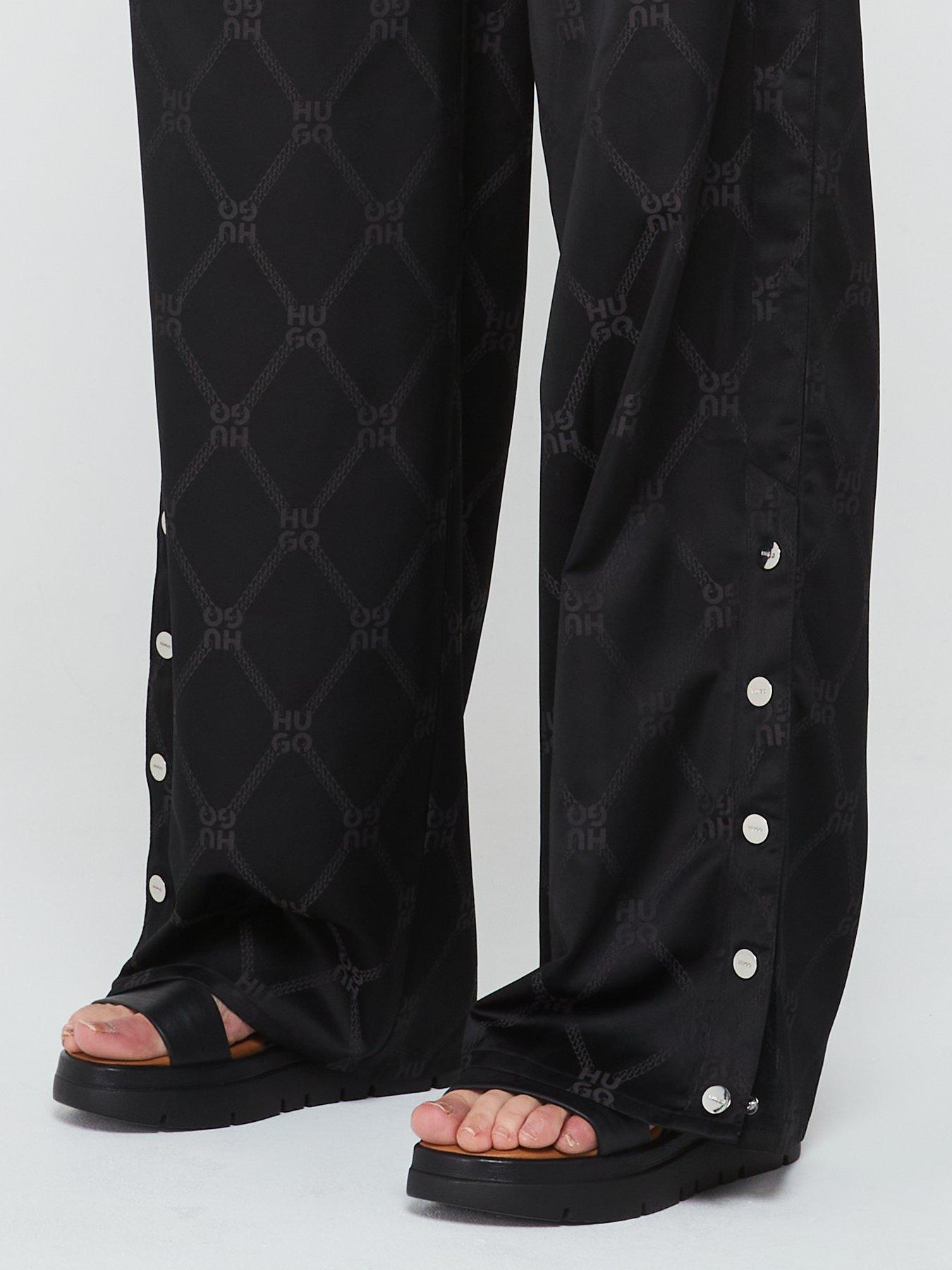 hugo-hacelia-wide-leg-trouser-blackoutfit