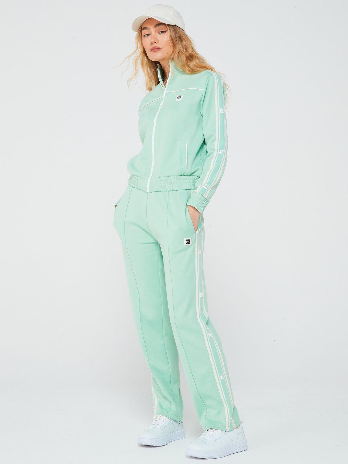 hugo-damillia-long-sleeve-zip-thru-sweat-greendetail