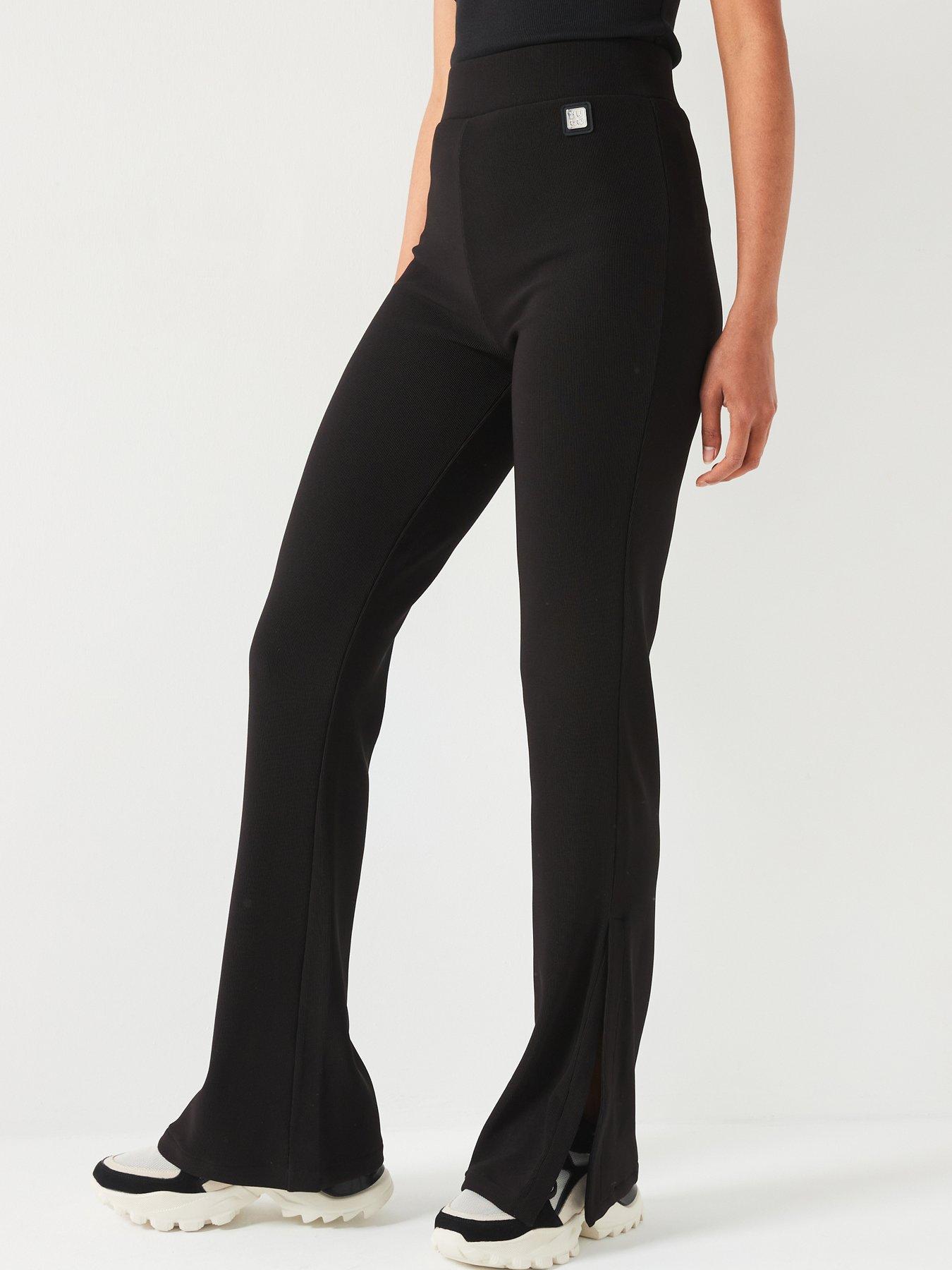 hugo-naessa-flare-trouser-black