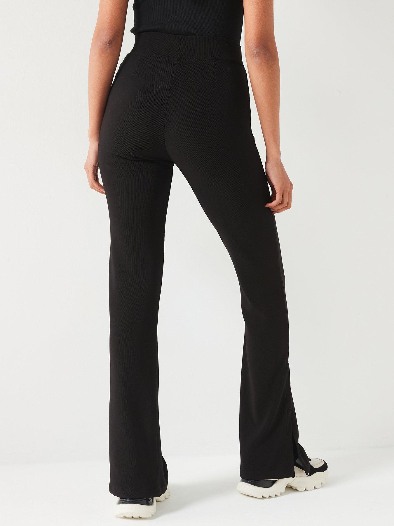 hugo-naessa-flare-trouser-blackstillFront