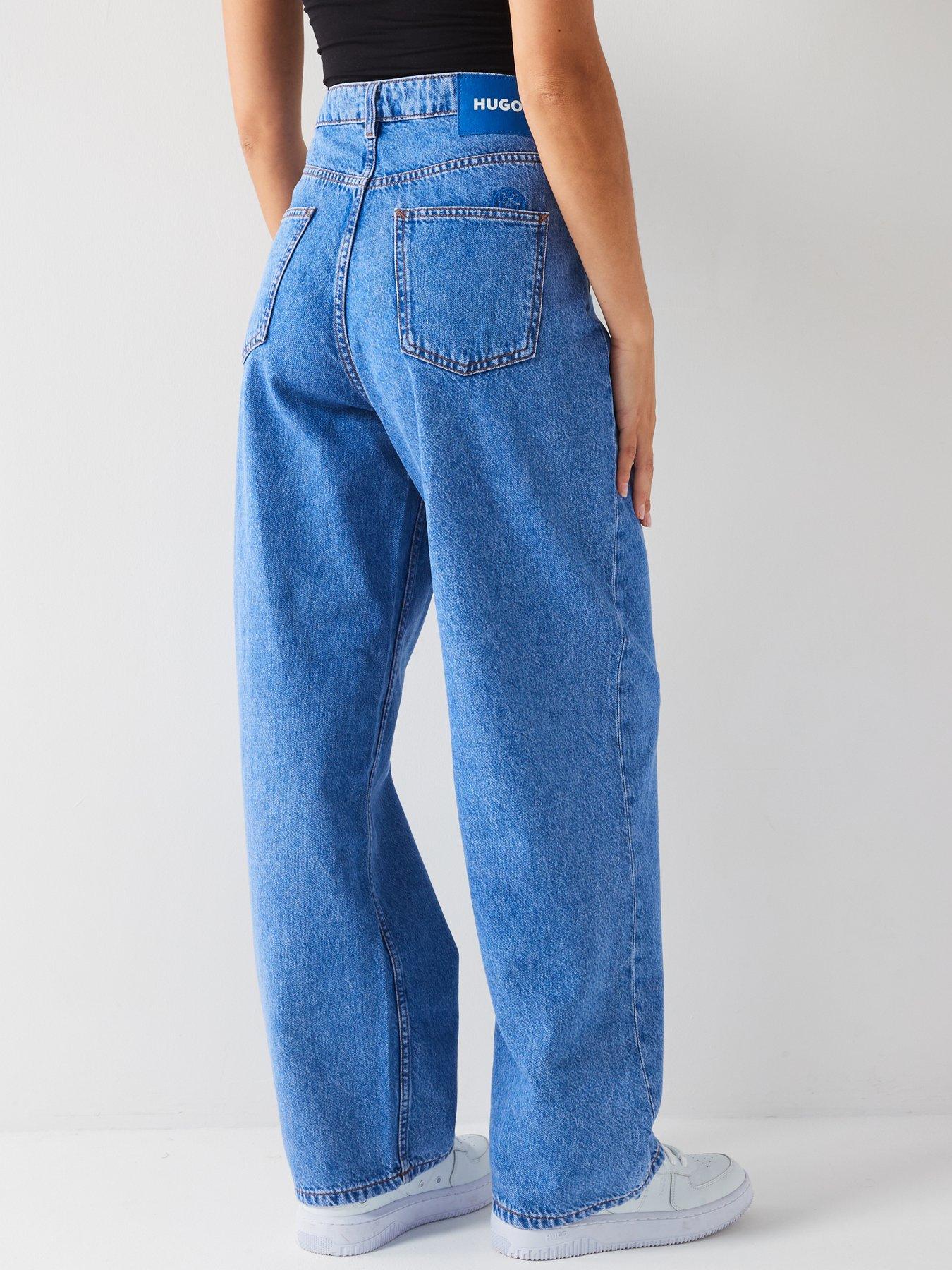 hugo-leni-relaxed-fit-jean-bright-bluestillFront