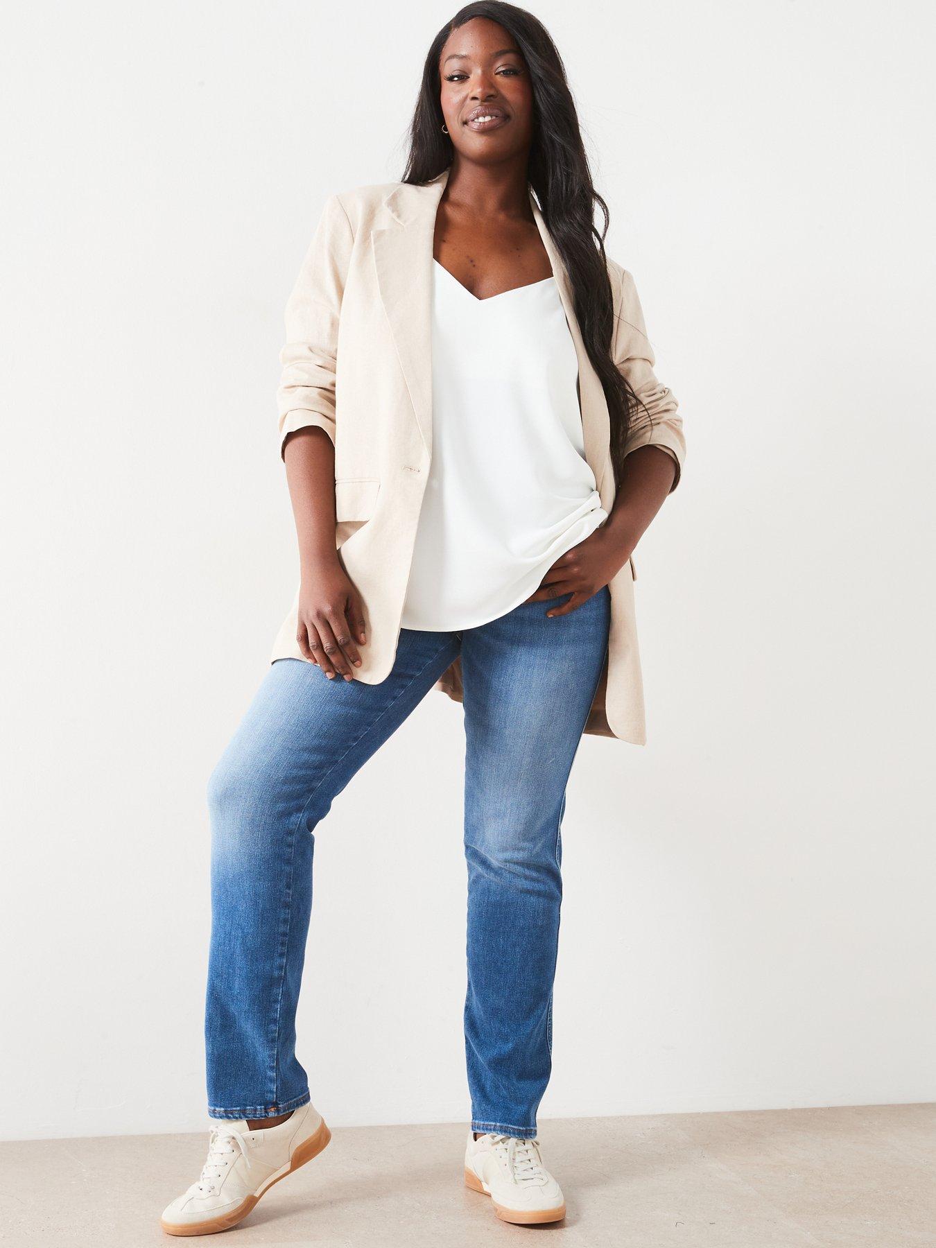 Image 3 of 6 of V by Very Curve Essential Longline Cami Top - Ivory