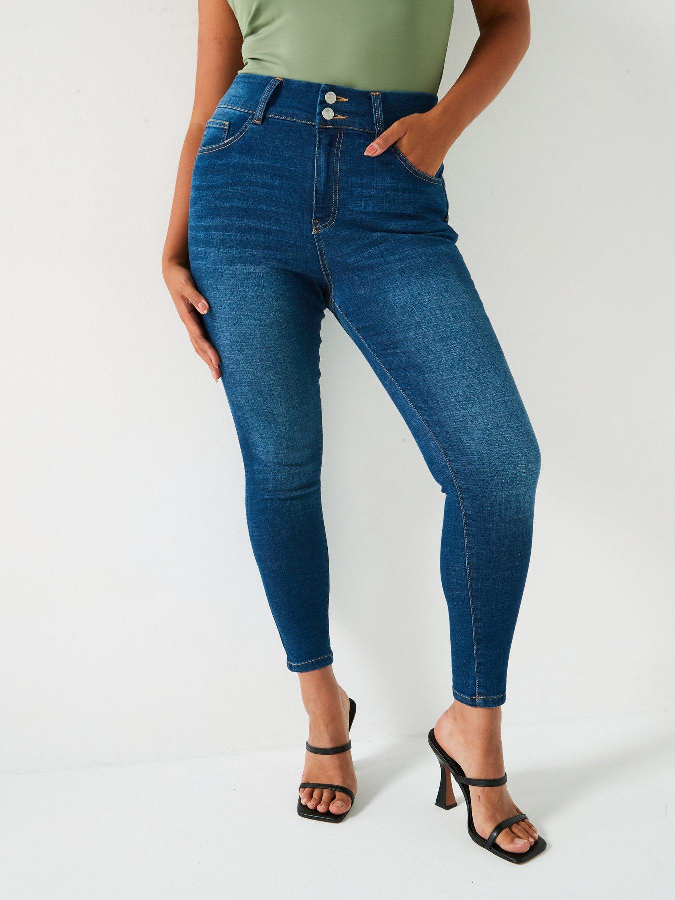 v-by-very-curve-high-waisted-shaping-stretchnbspskinny-jeanfront