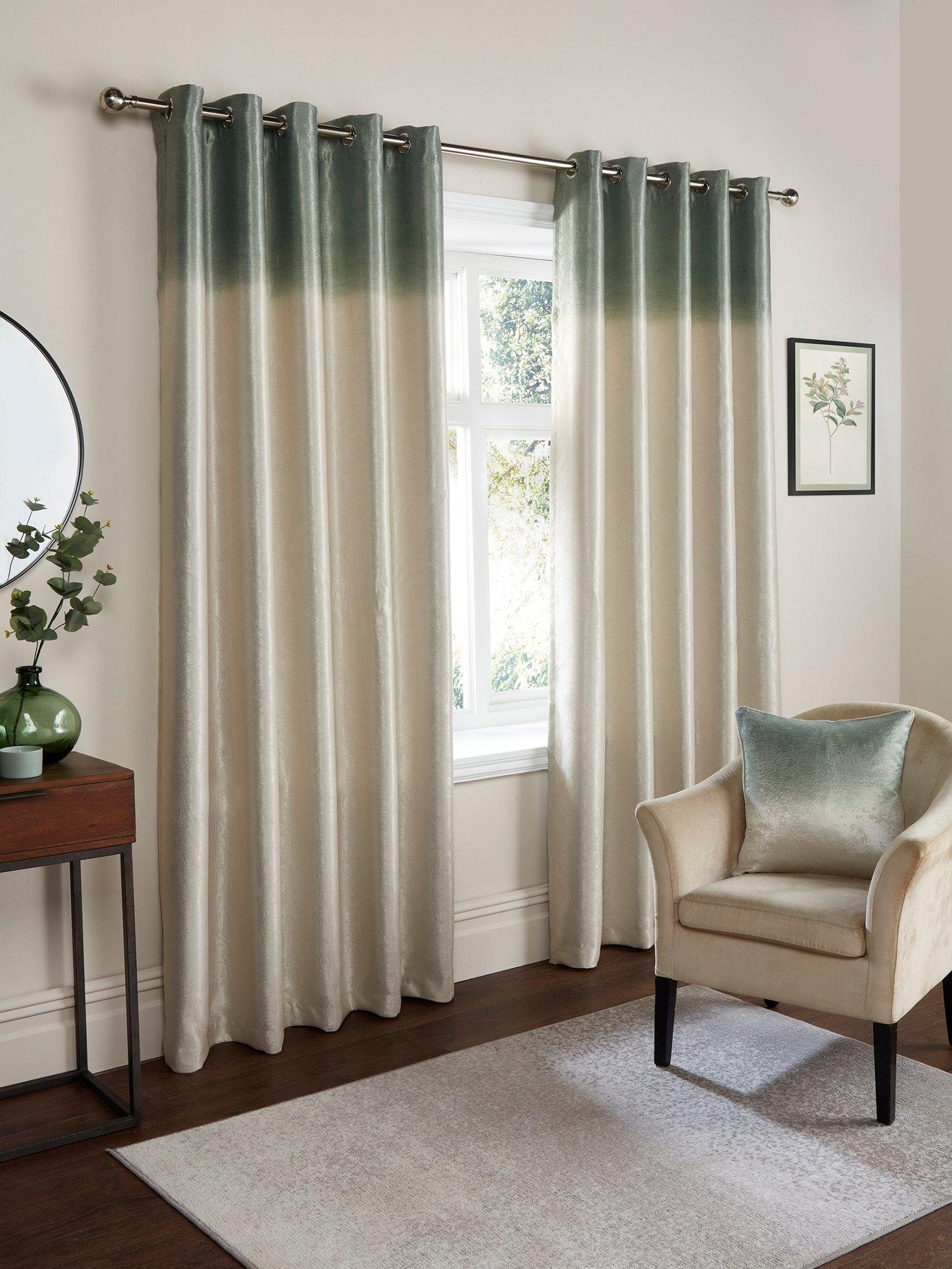 undefined Strata Ombre Dim-Out Eyelet Curtains