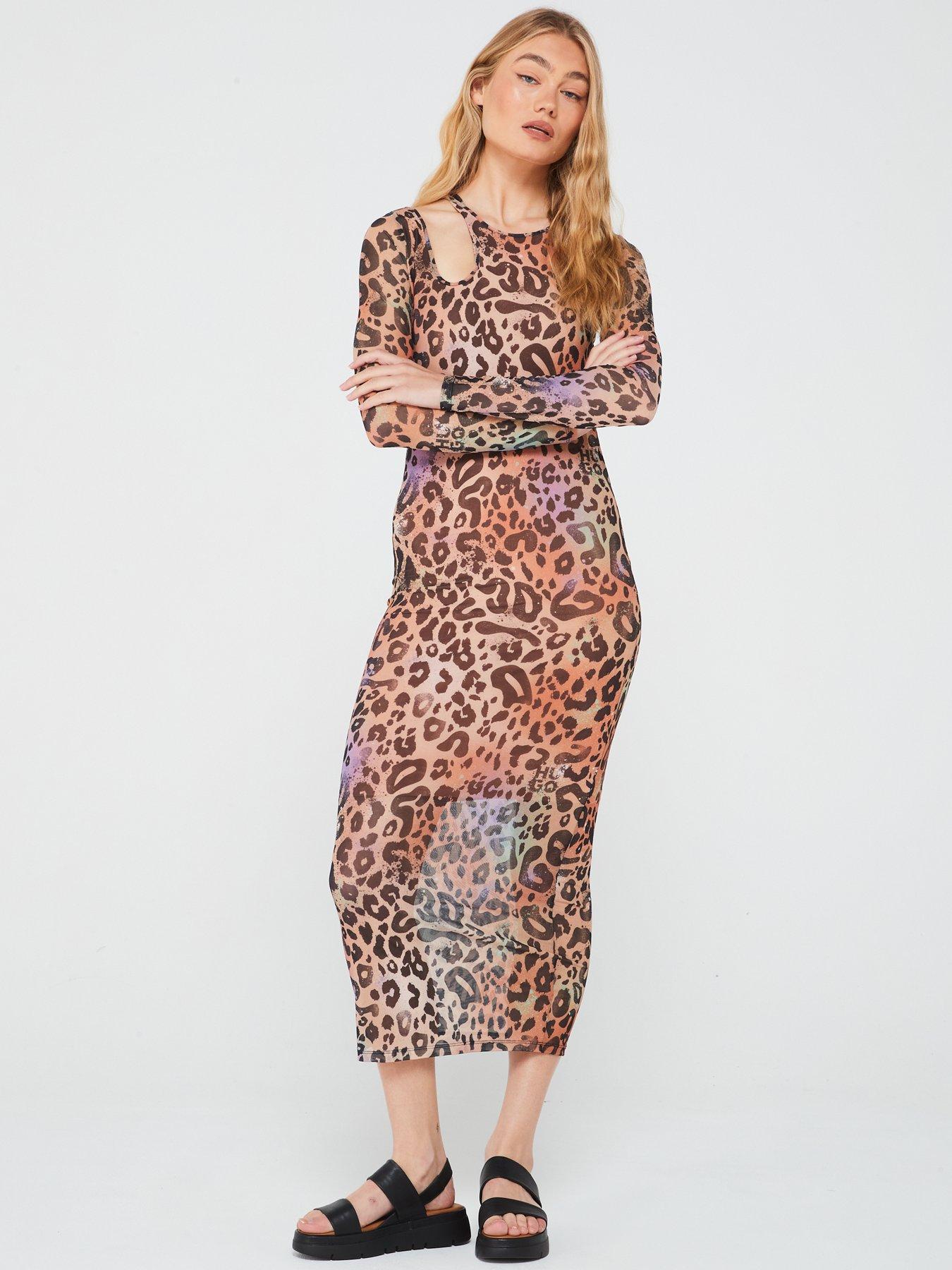 hugo-nalusia-cut-out-long-sleeve-leopard-print-dress-multiback