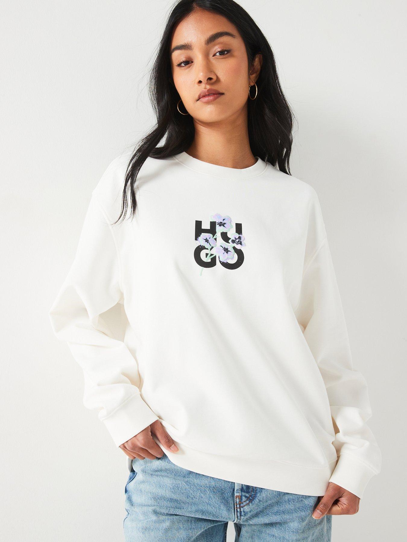 hugo-classic-logo-crew-neck-sweatshirt-white