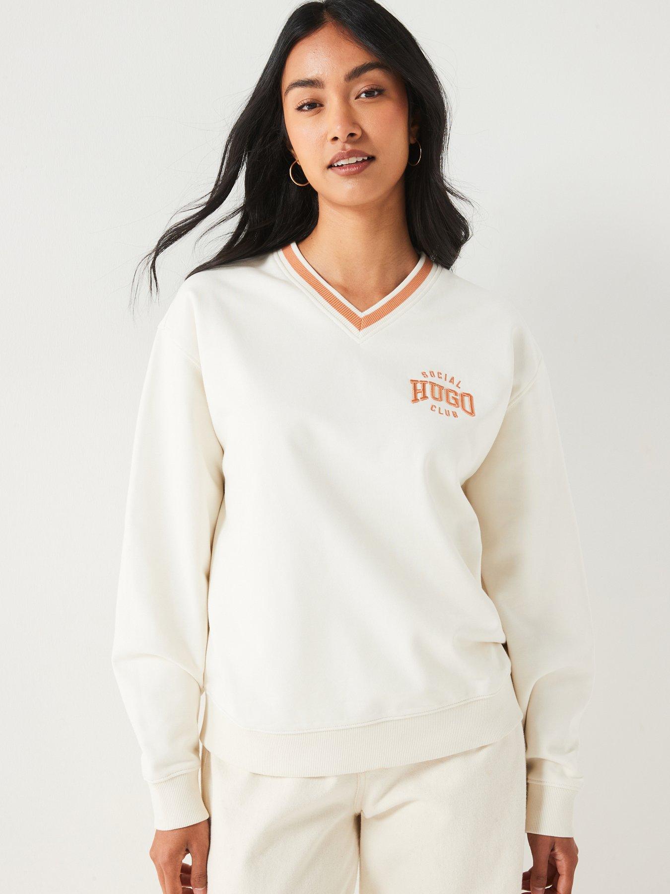 hugo-disunny-collegiate-logo-jumper-white-cream