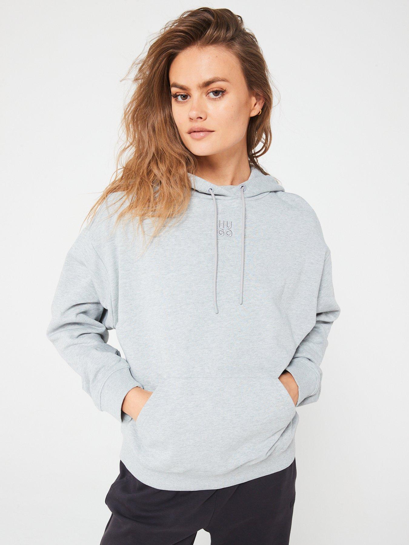 hugo-delfinia-chest-logo-hoodie-grey