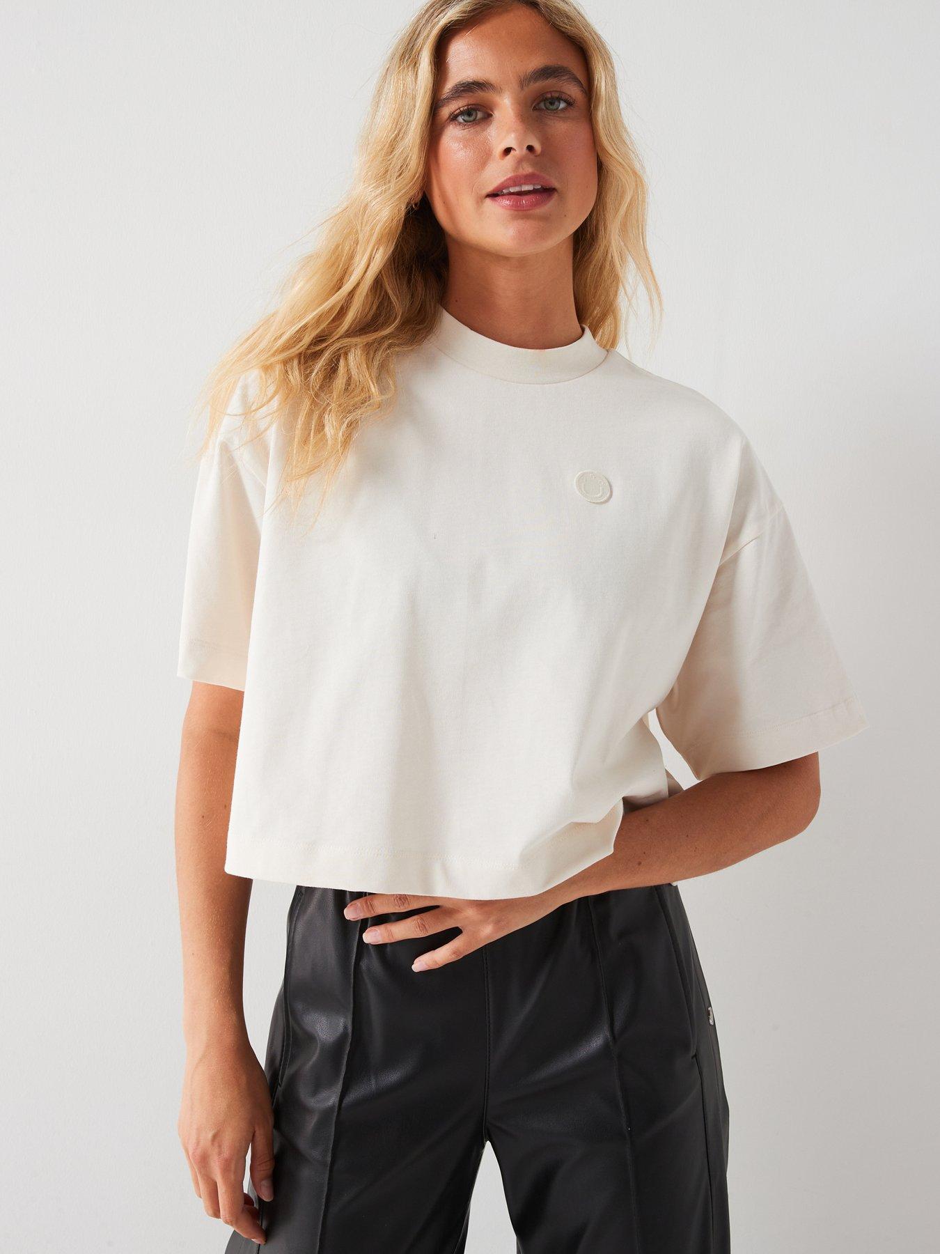 hugo-cropped-relaxed-fit-tee-white